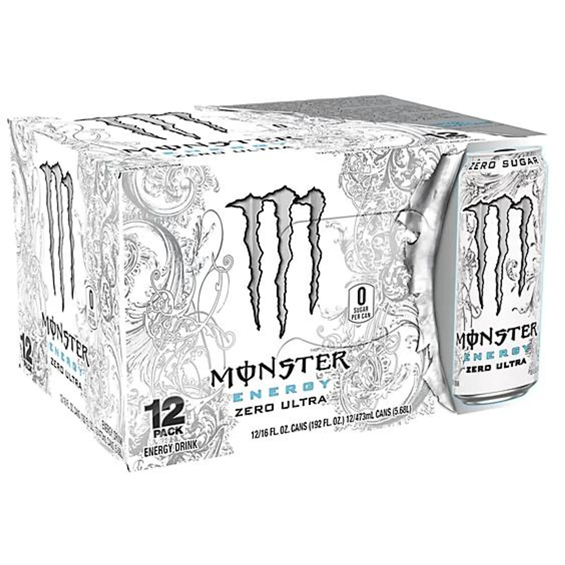 Monster Energy Zero Ultra Suga... rink - 12-16 Fl. Oz.