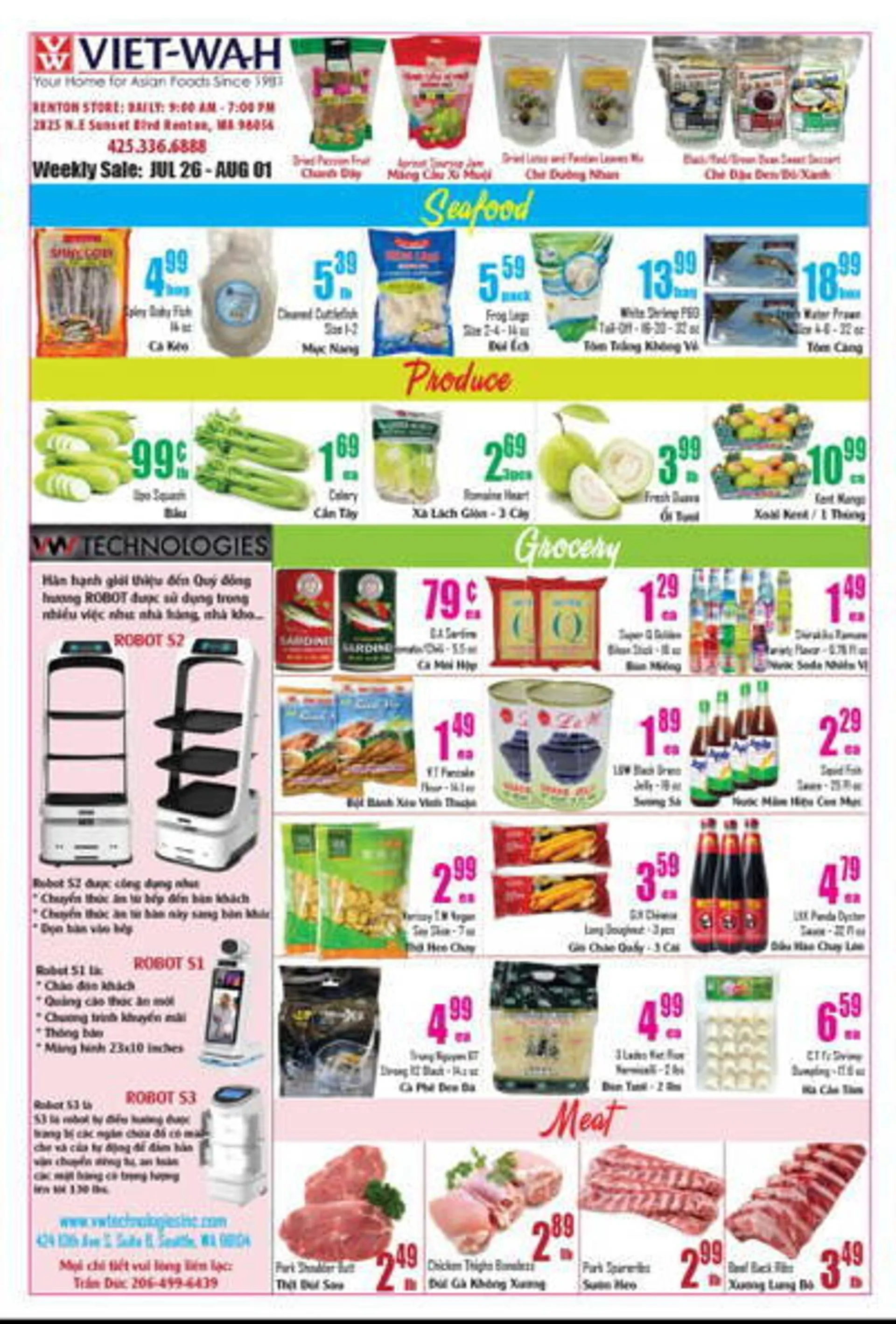 Viet Wah Supermarket Weekly Ad - 1