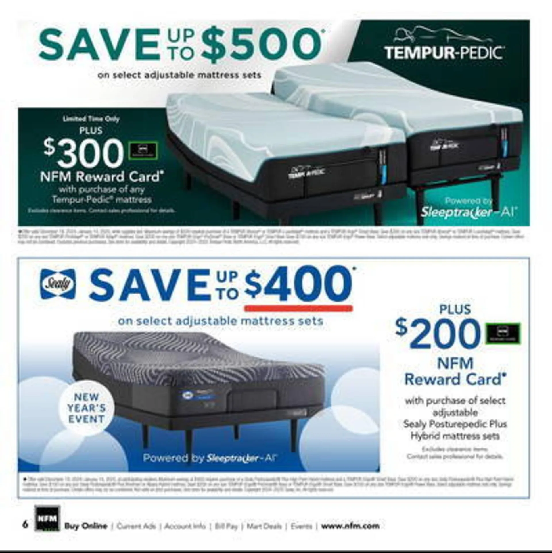 Weekly ad Nebraska Furniture Mart Weekly Ad from January 1 to January 14 2025 - Page 6