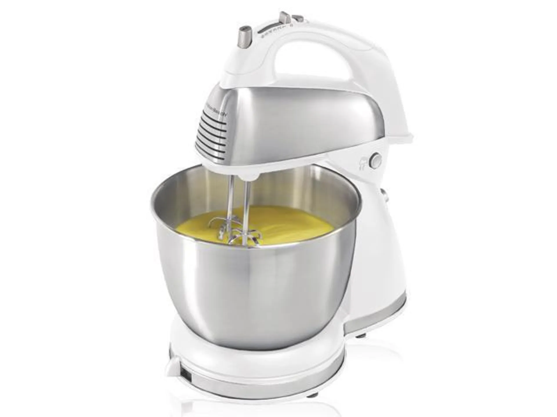 Hamilton Beach 64655 Classic 4 Quart 6 Speed Stand Mixer White