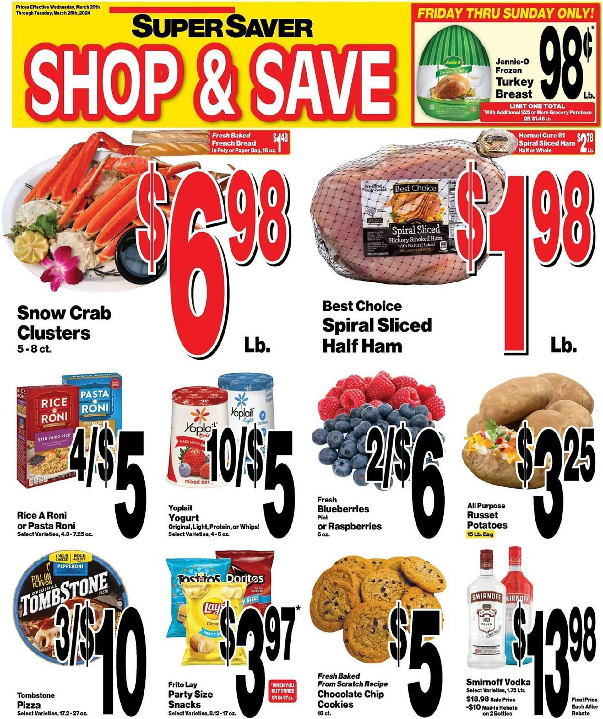 Weekly ad Super Saver Weekly Ad from March 21 to March 26 2024 - Page 