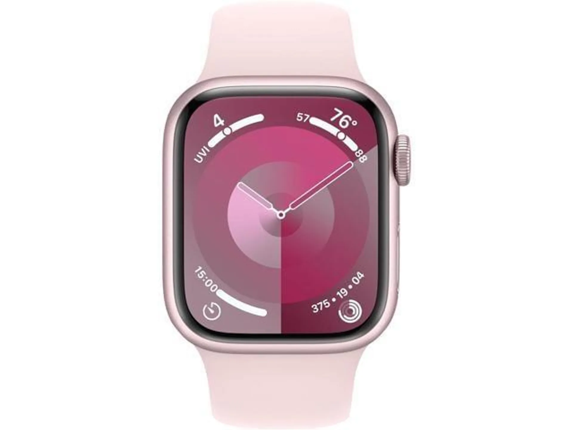 Apple Watch Series 9 (GPS + Cellular) 41mm Pink Aluminum Case with Pink Sport Band