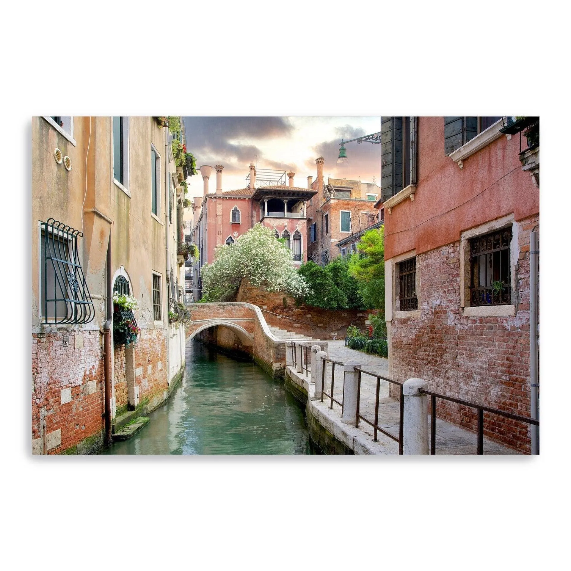 Venetian Canale #9 Canvas Giclee Wall Art