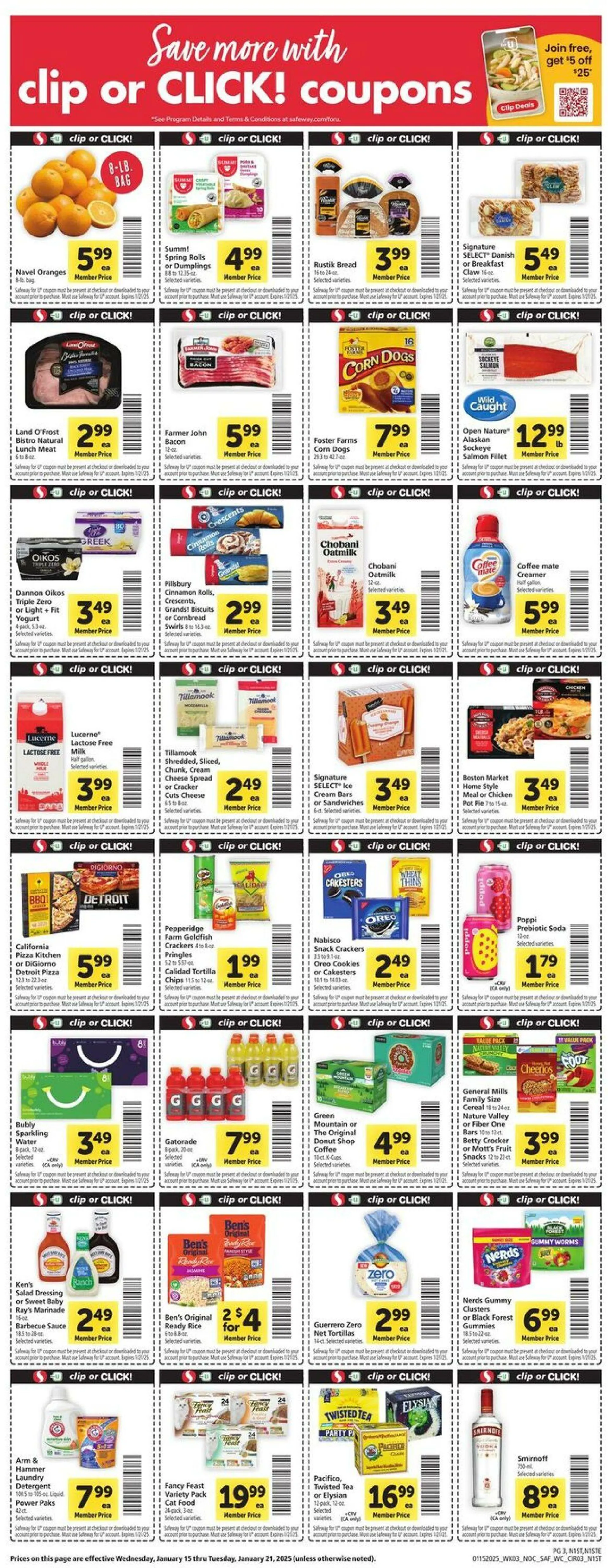 Weekly ad Safeway Current weekly ad from January 15 to January 21 2025 - Page 3