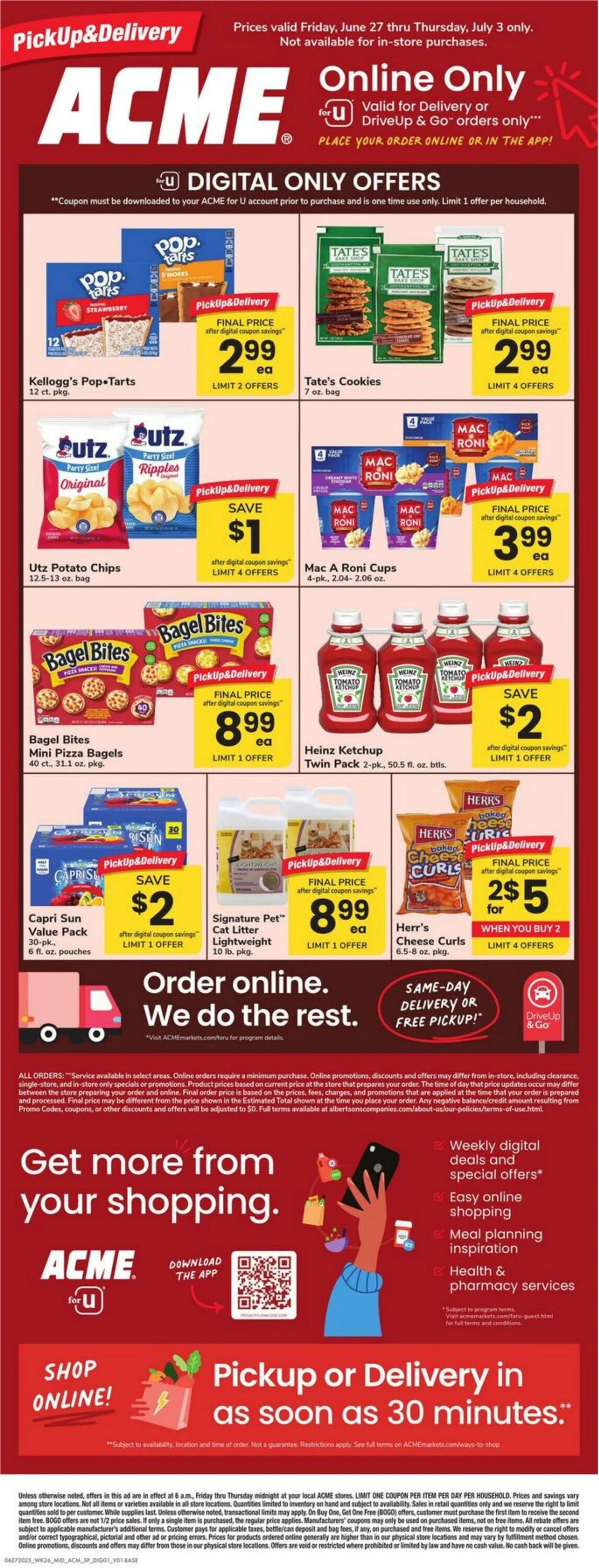 Weekly ad Acme Current weekly ad from June 27 to July 3 2025 - Page 1