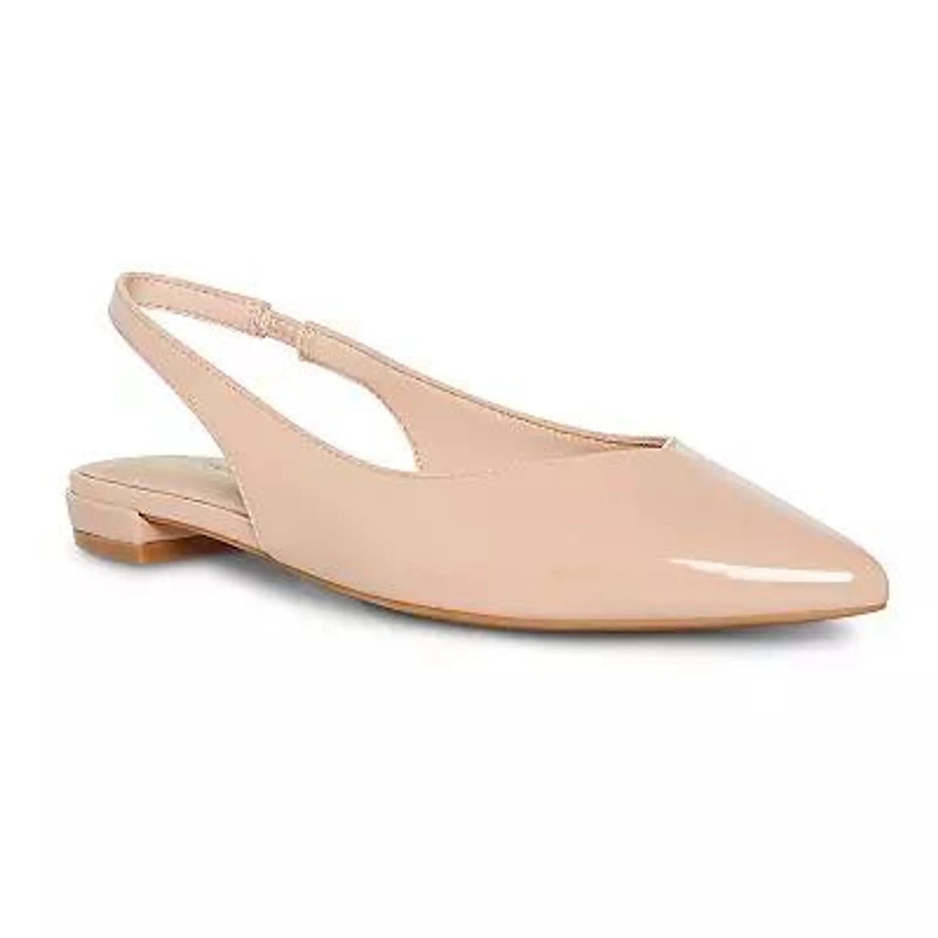 madden girl Delaney Women's Pointed Toe Slingback Flats