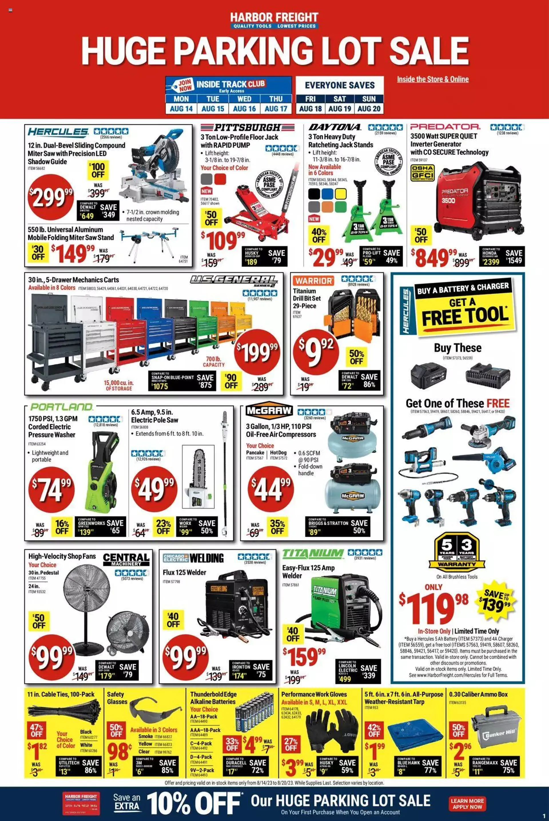 Harbor Freight - Parking Lot Sale - 0