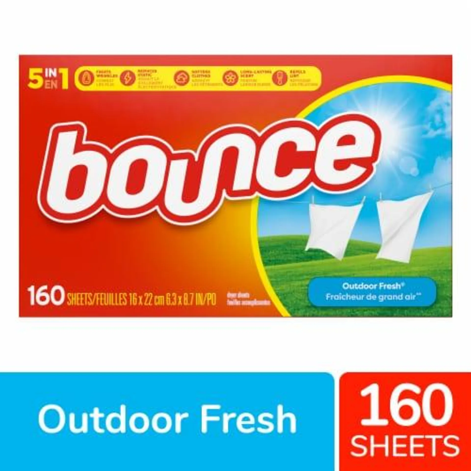 Bounce Outdoor Fresh Dryer Sheets