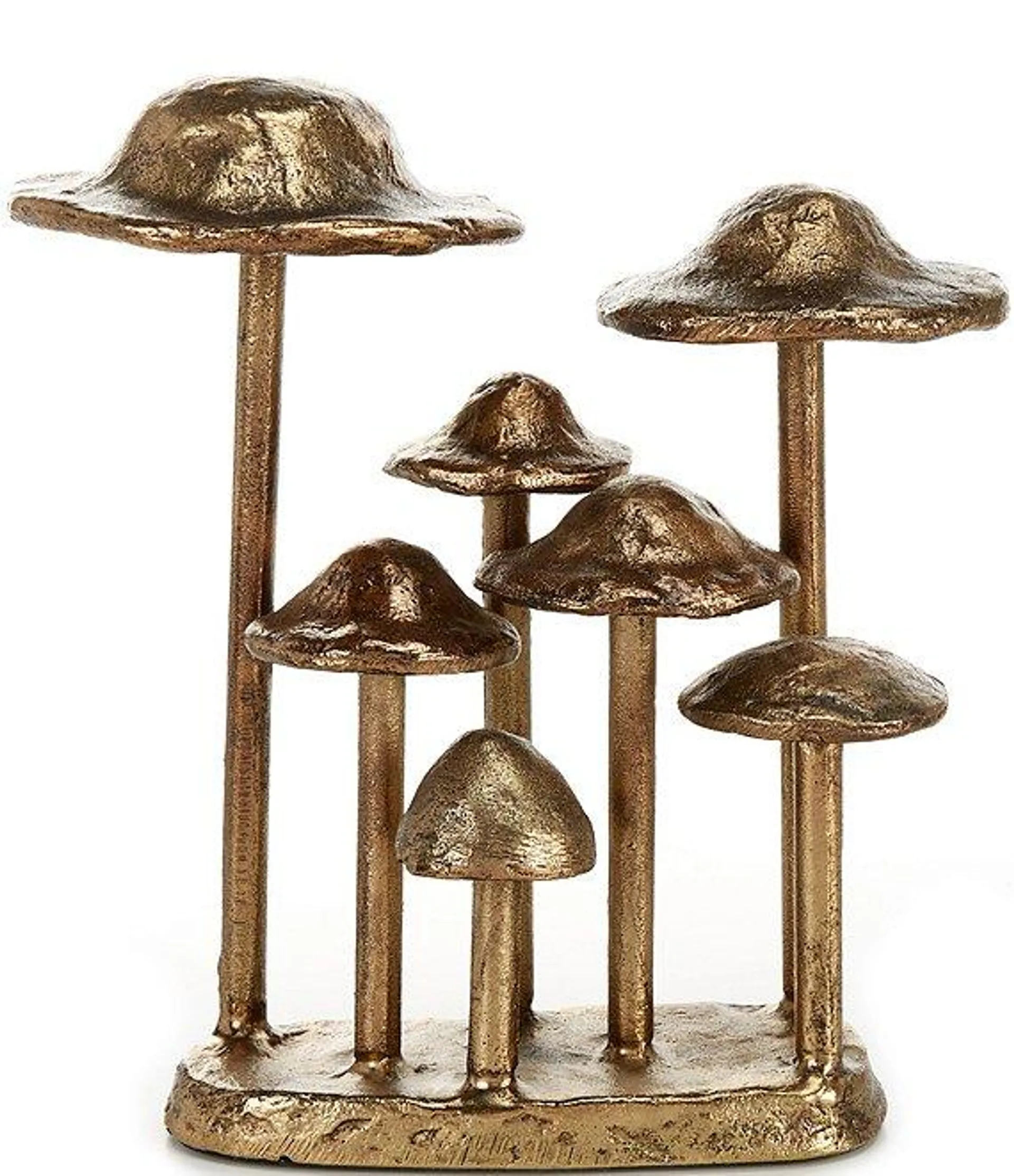 Festive Fall Collection Brass Finished Toadstool Figurine