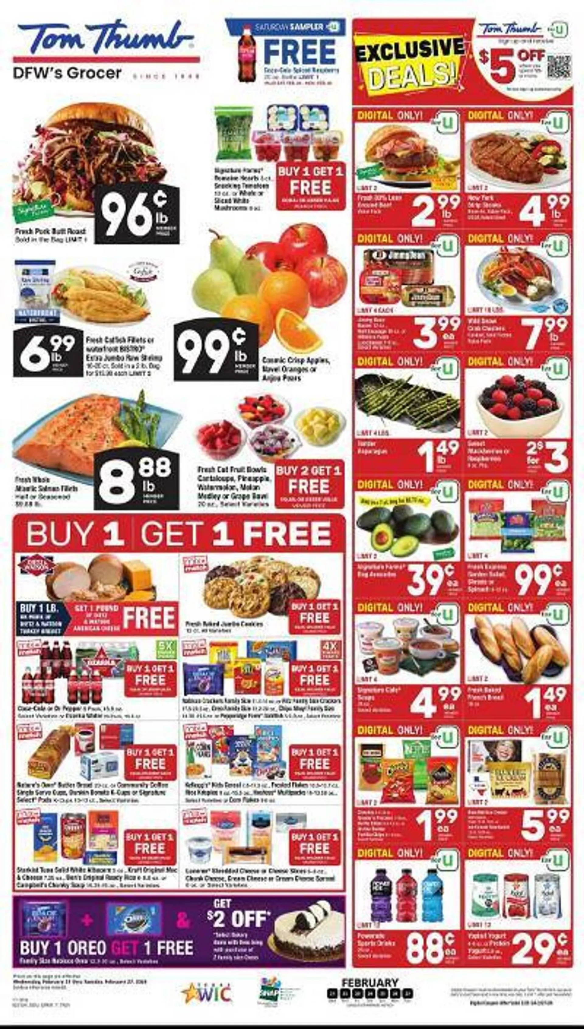 Weekly ad Tom Thumb Weekly Ad from February 21 to February 27 2024 - Page 