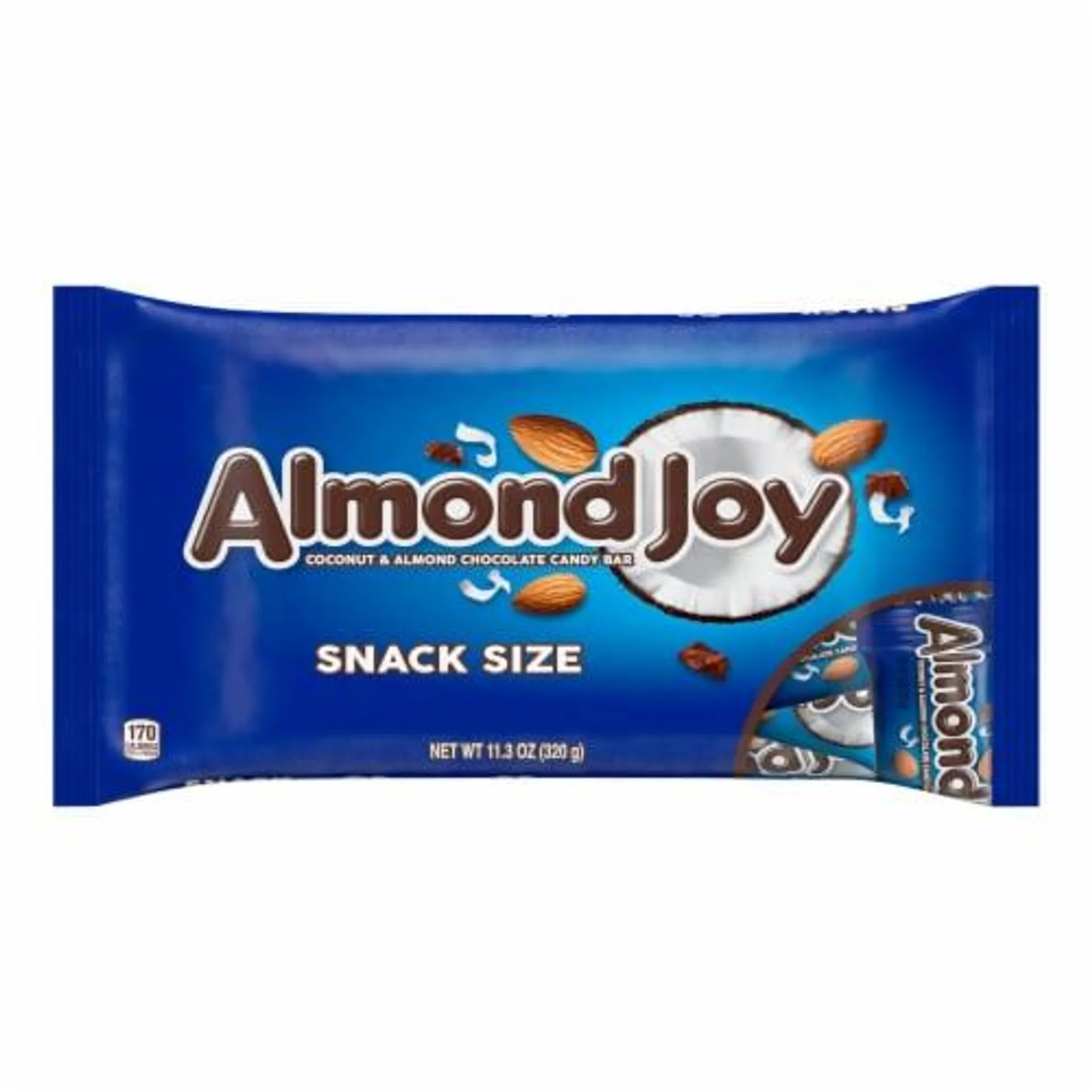 ALMOND JOY Coconut and Almond Chocolate Snack Size Candy Bag