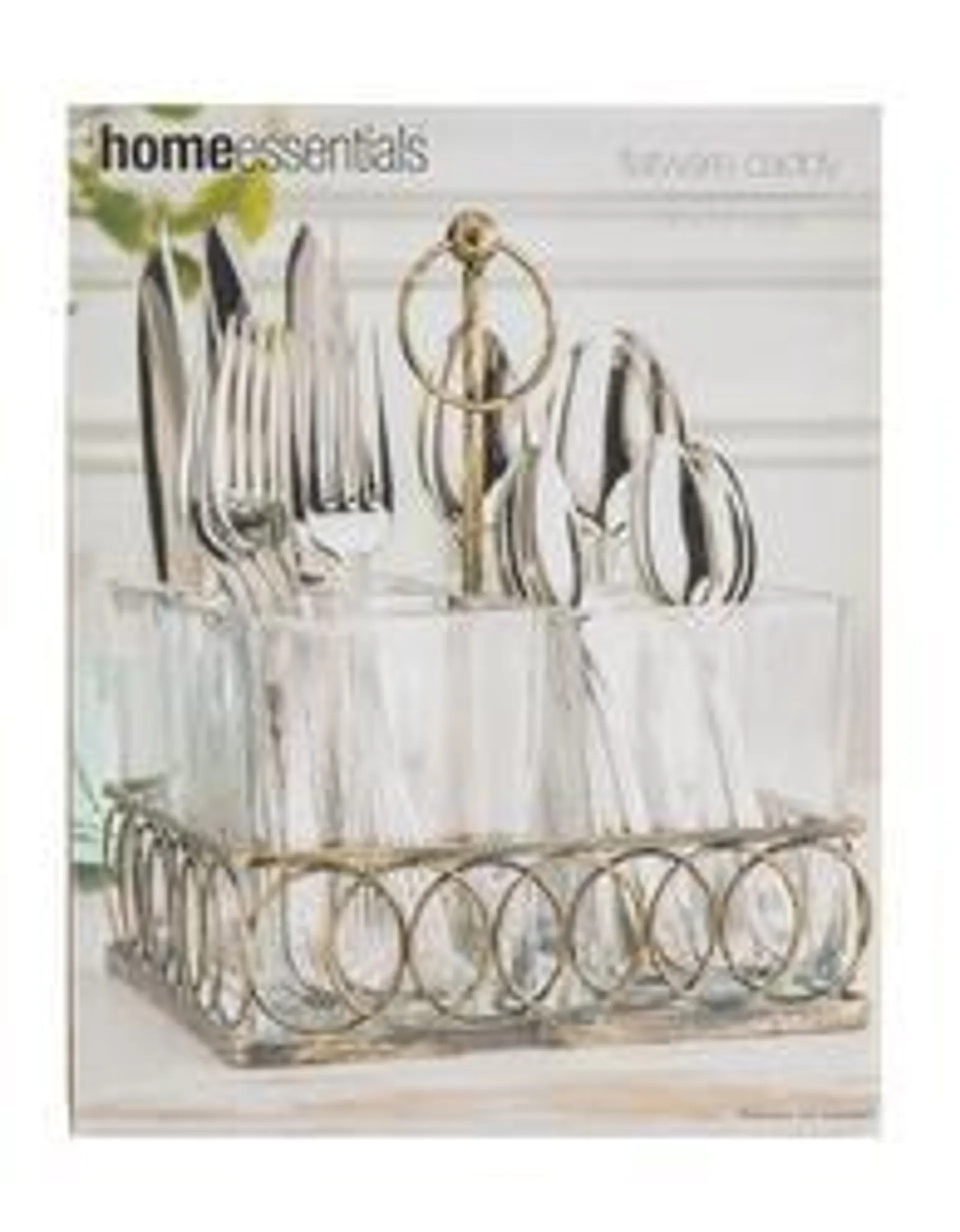 Home Essentials Square Utensil Caddy