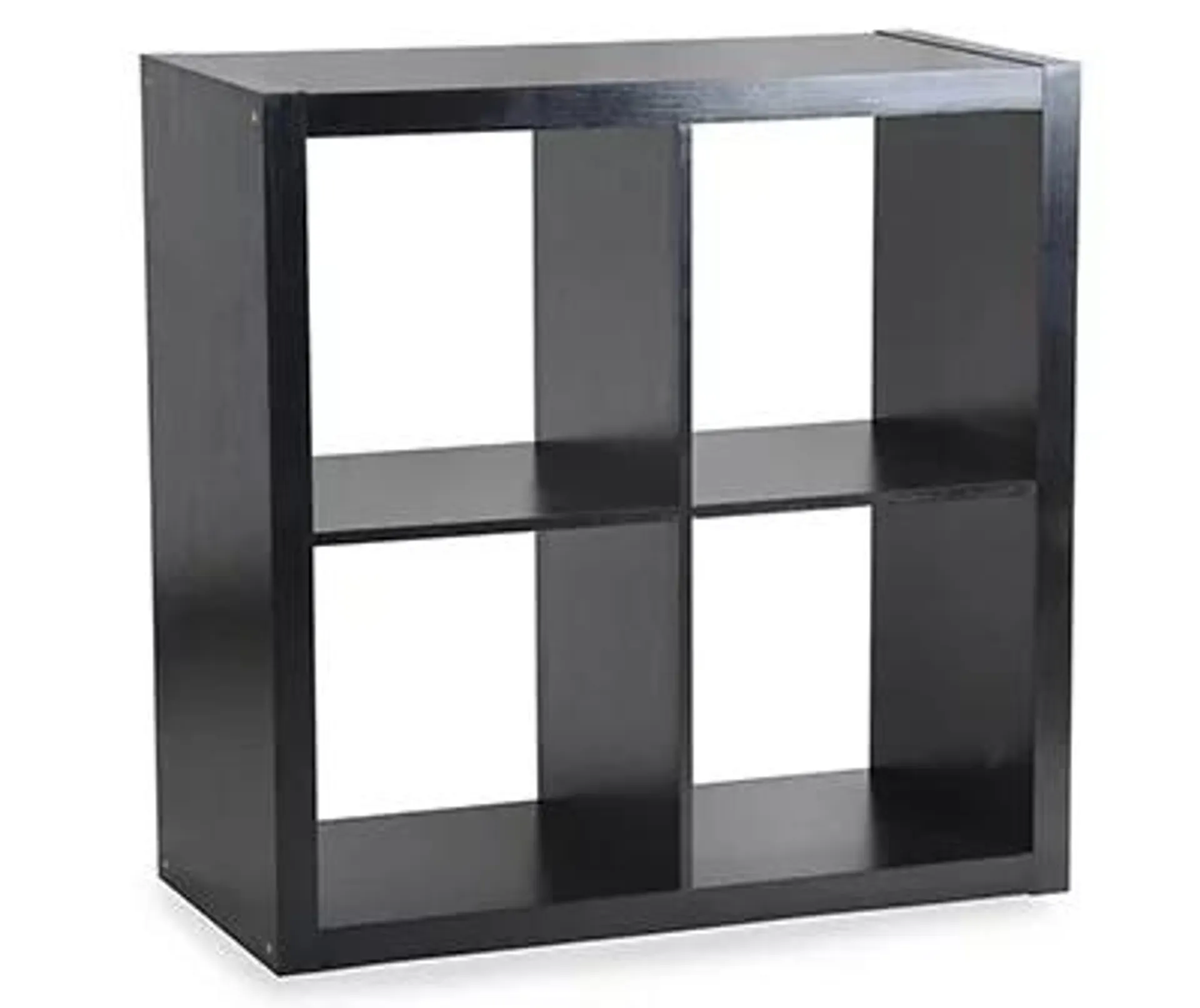 Black 4-Cube Storage Cubby