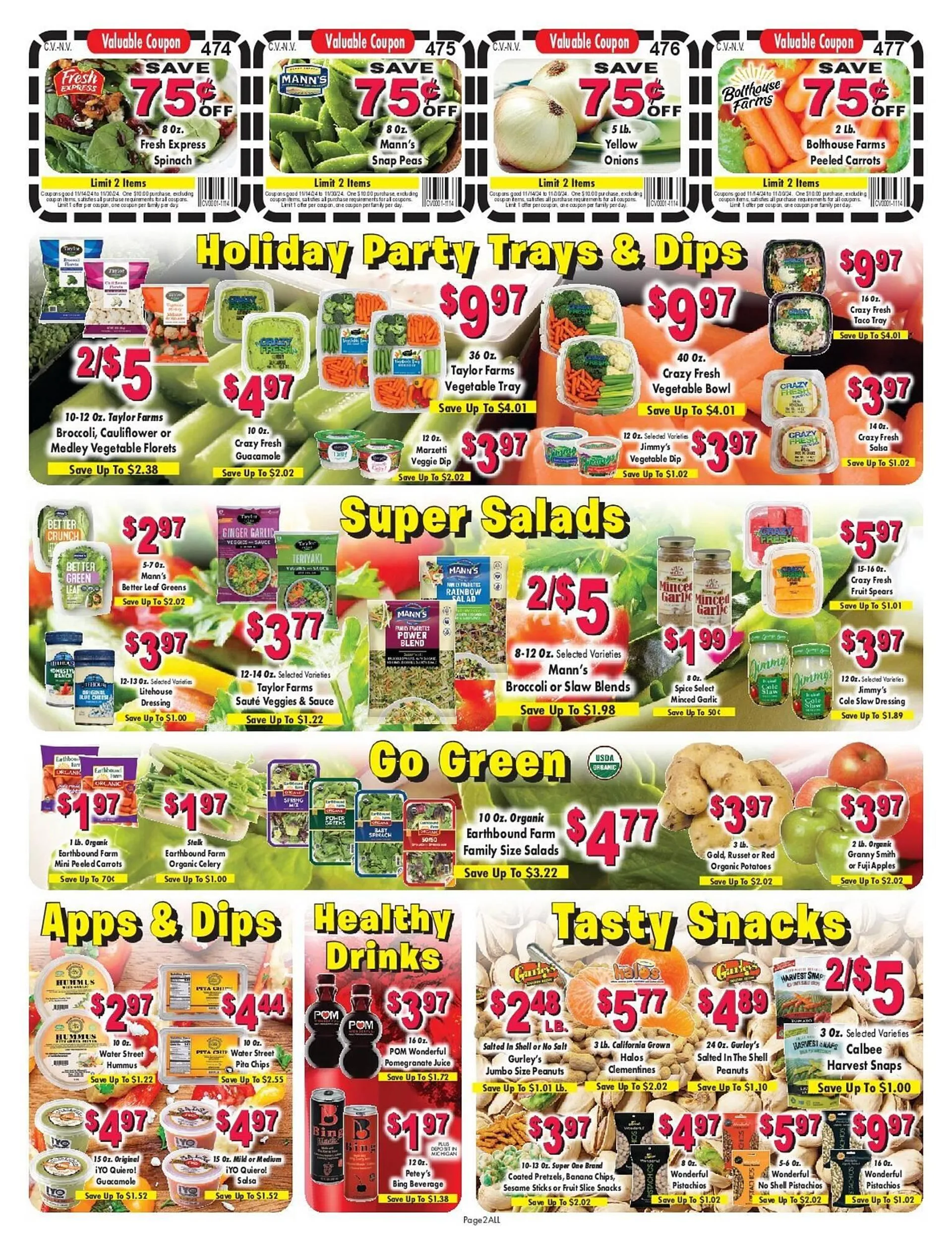 Weekly ad Miners County Market Weekly Ad from November 14 to November 30 2024 - Page 2