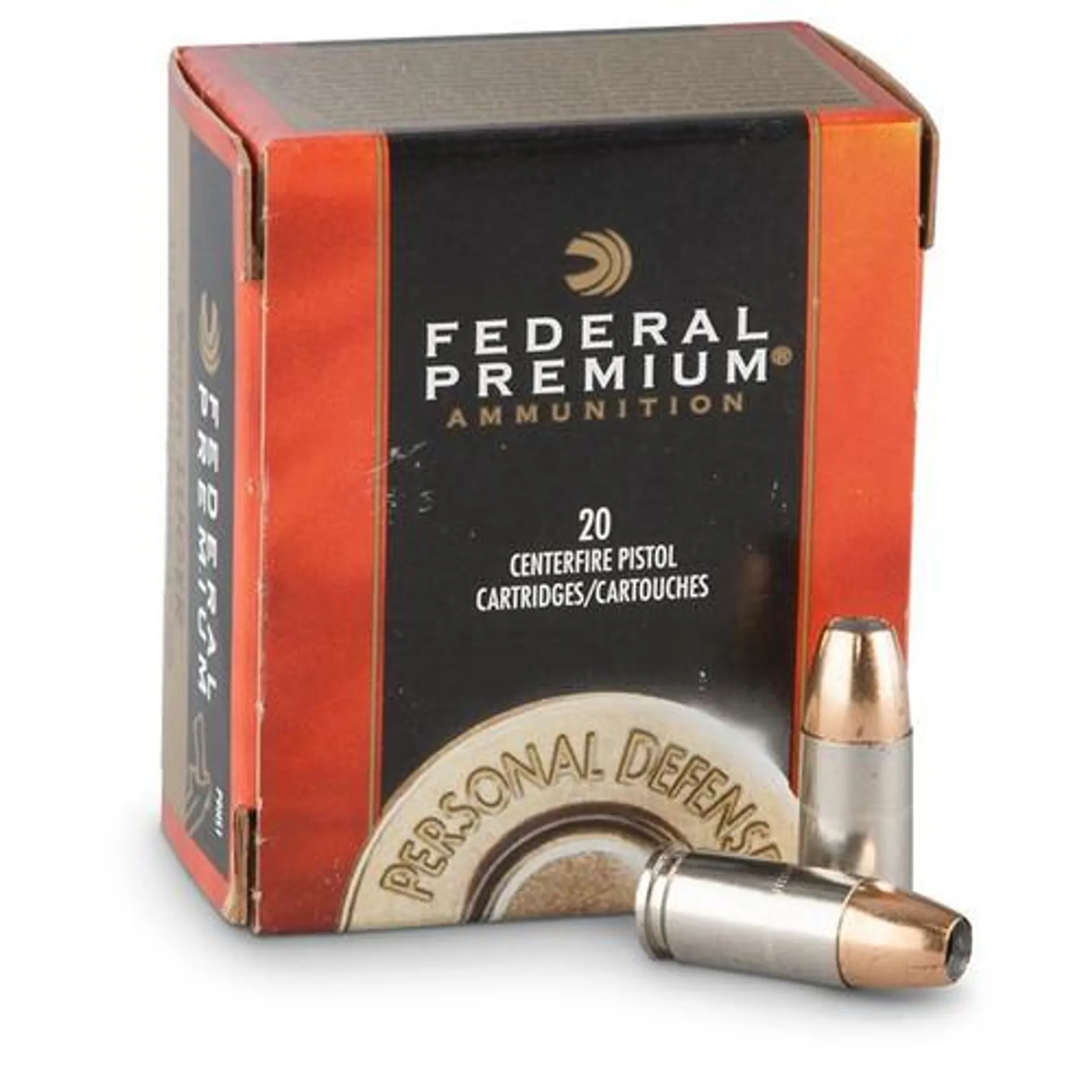 Federal Personal Defense 9mm Luger 124 Grain Hydra-Shok Jacketed Hollow Point Premium Personal Defense Handgun Ammunition