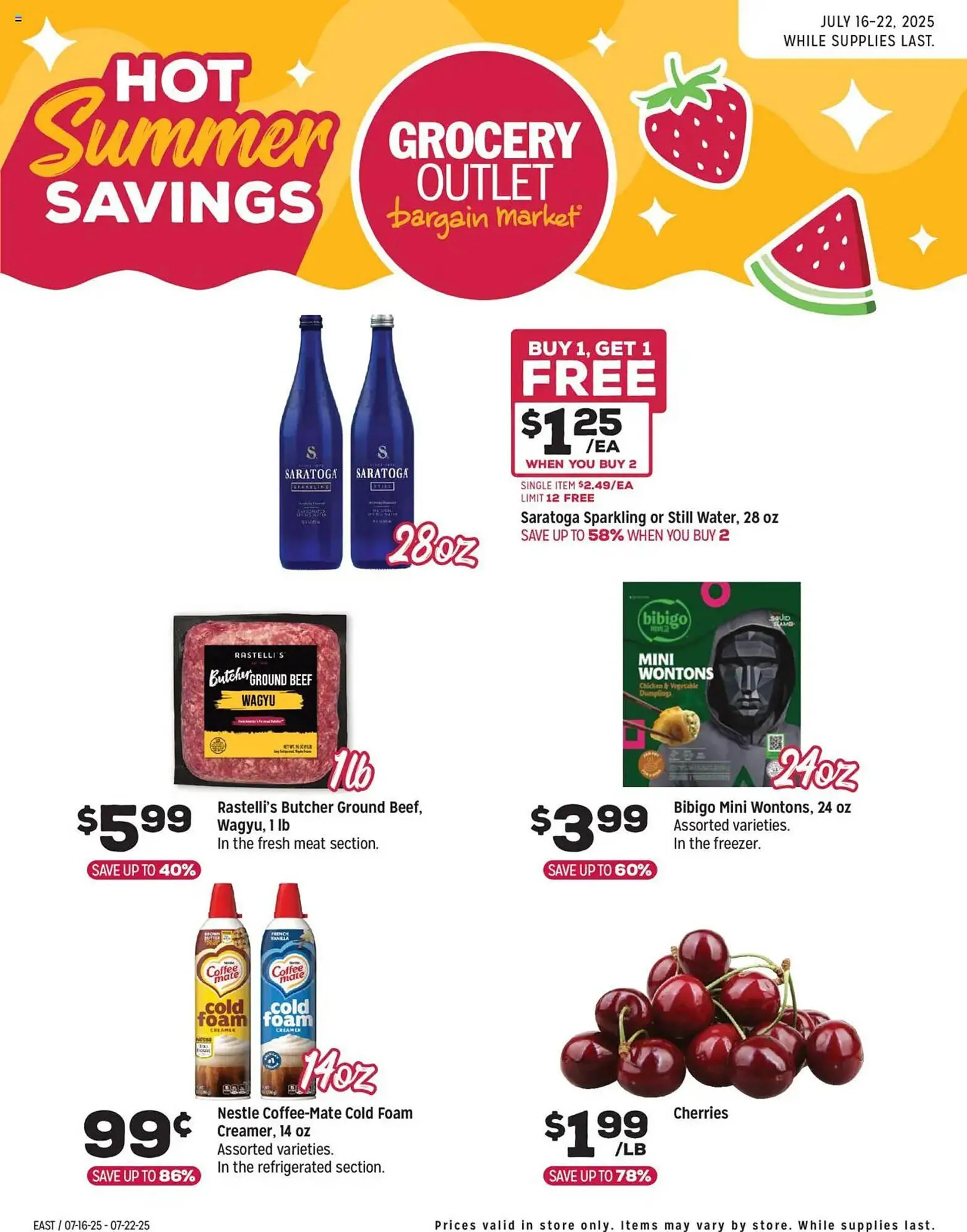 Weekly ad Grocery Outlet Weekly Ad from July 16 to July 23 2025 - Page 1