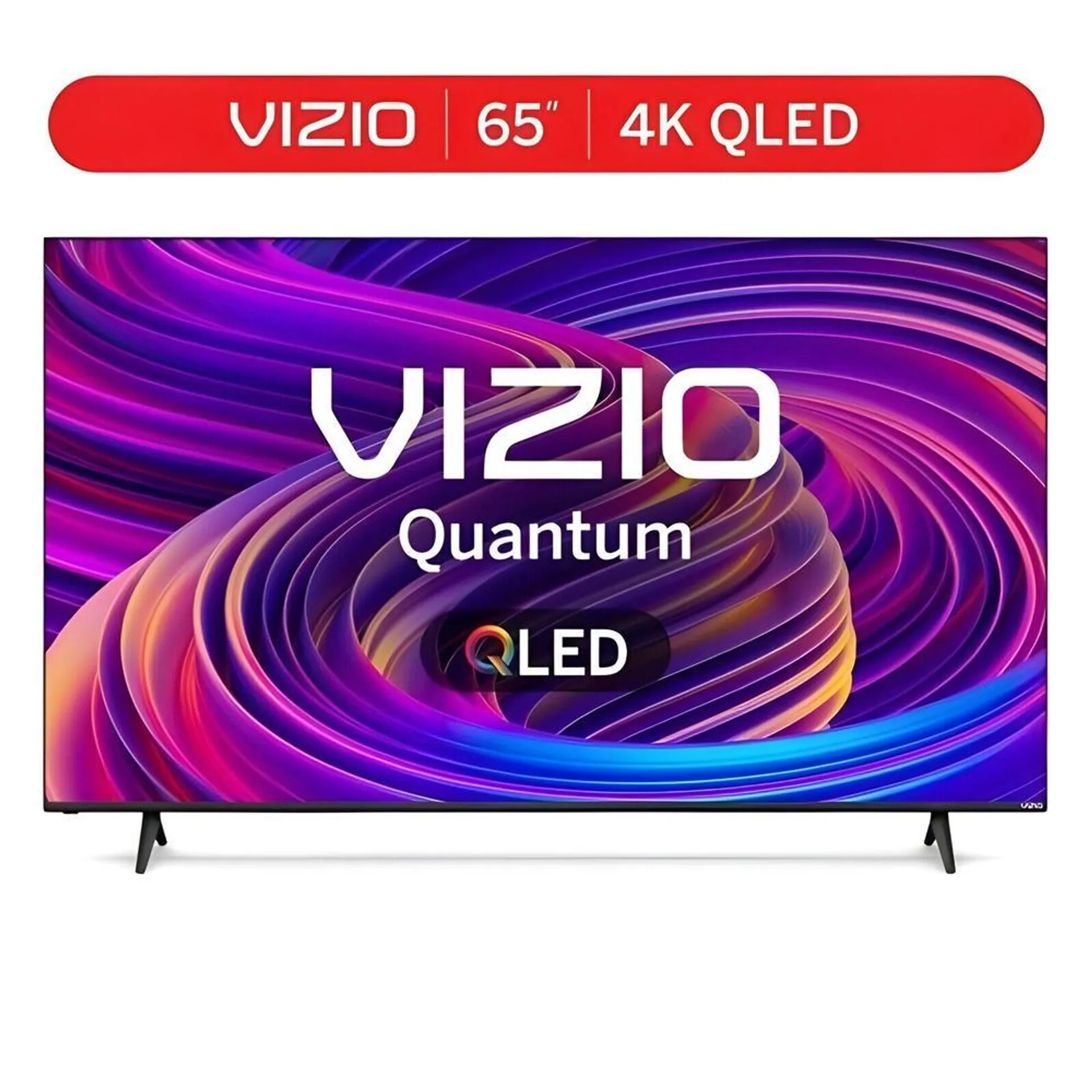 VIZIO 65" Quantum 4K QLED HDR Smart TV with 4-Year Coverage