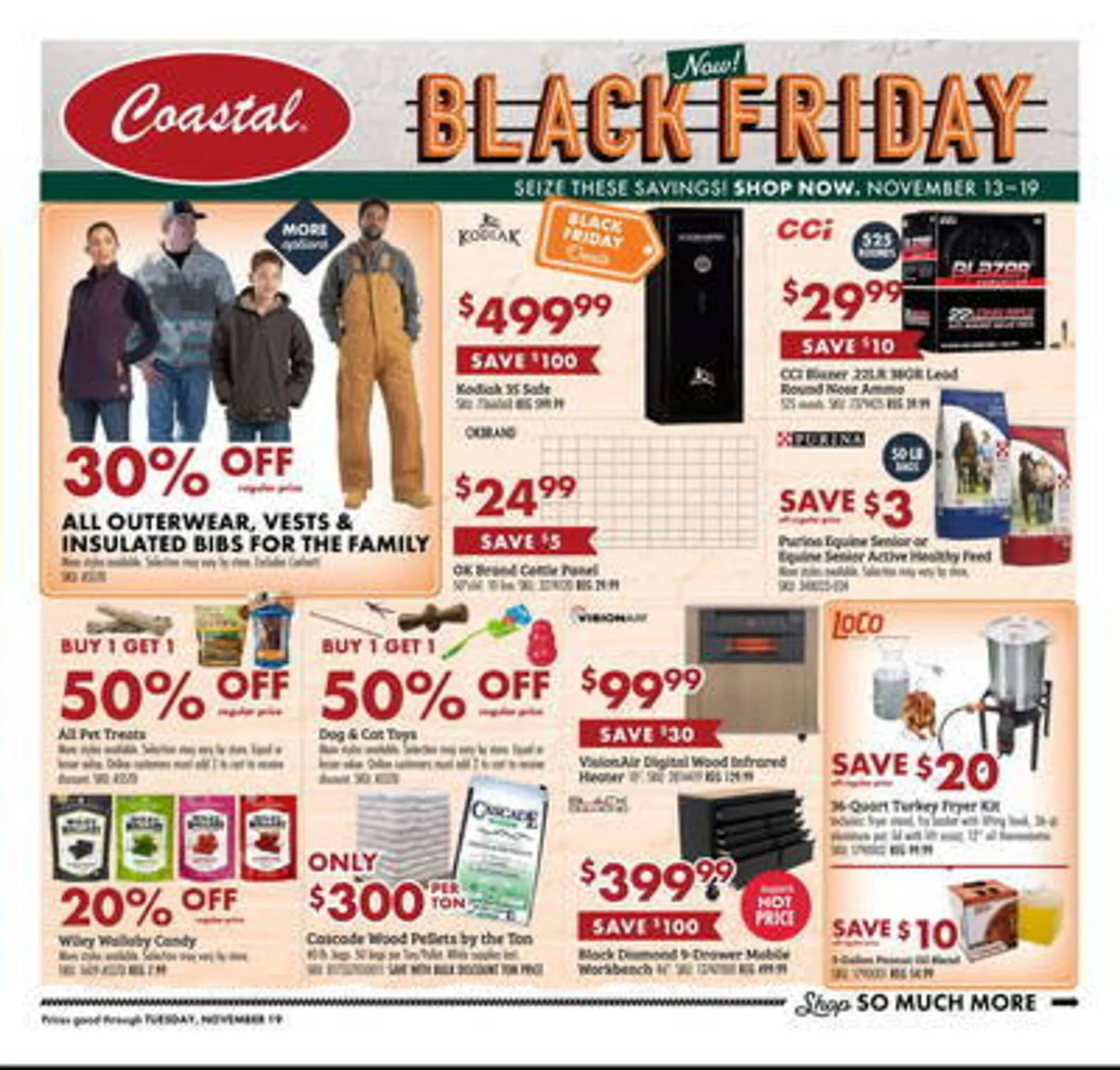 Coastal Farm & Ranch Weekly Ad - 1