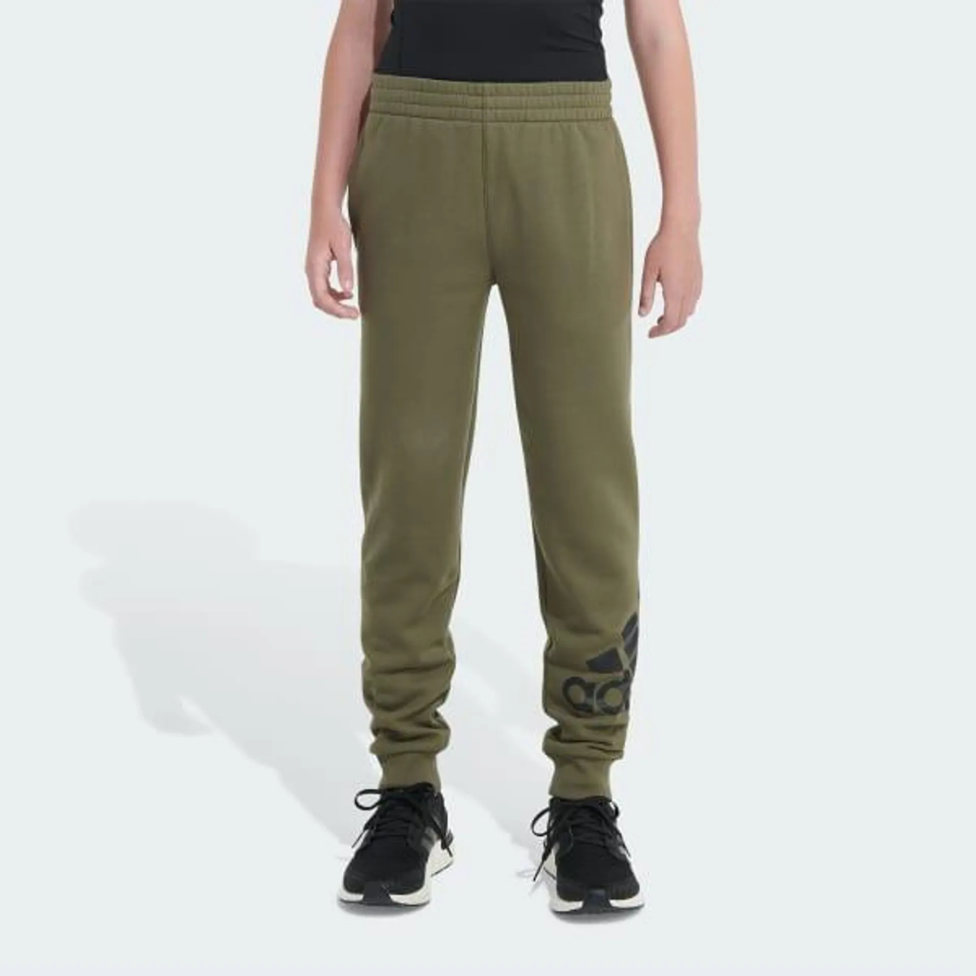 Elastic Waistband Essential Fleece Joggers