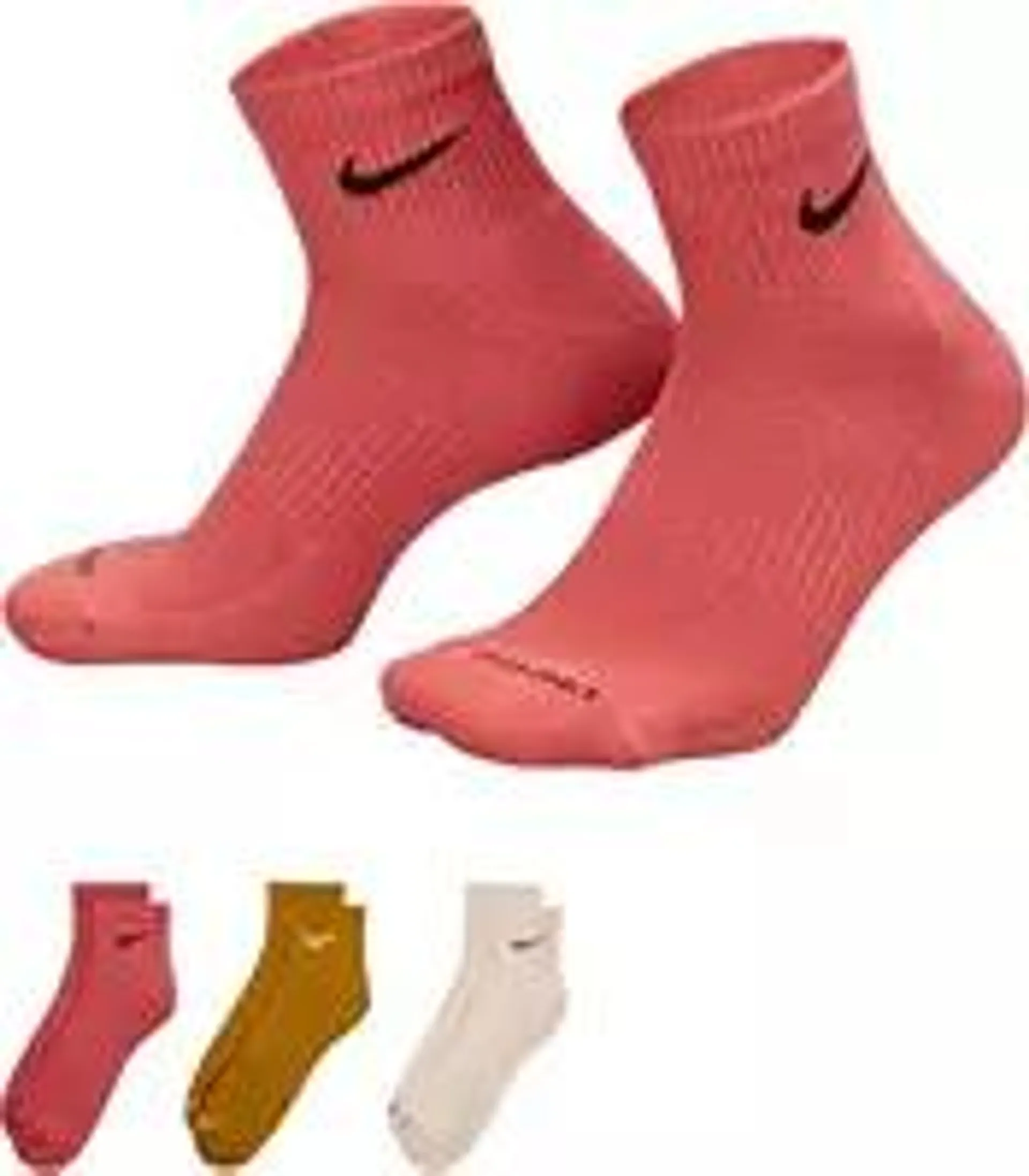 Nike Everyday Plus Cushion Ankle Training Socks - 3 Pack