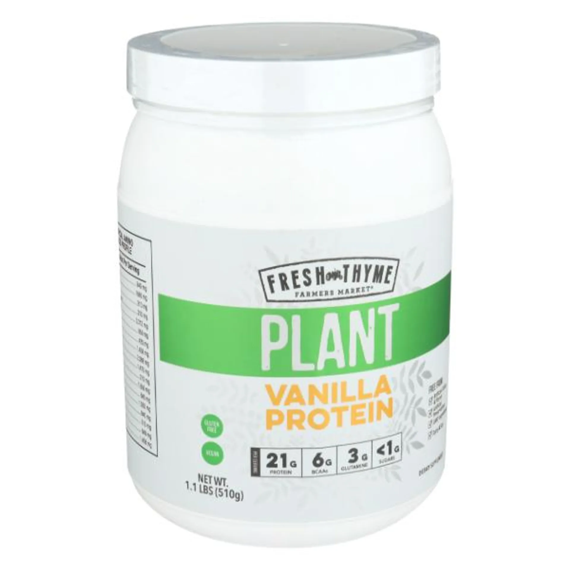 Fresh Thyme Vanilla Plant Protein - 17.6 Ounce
