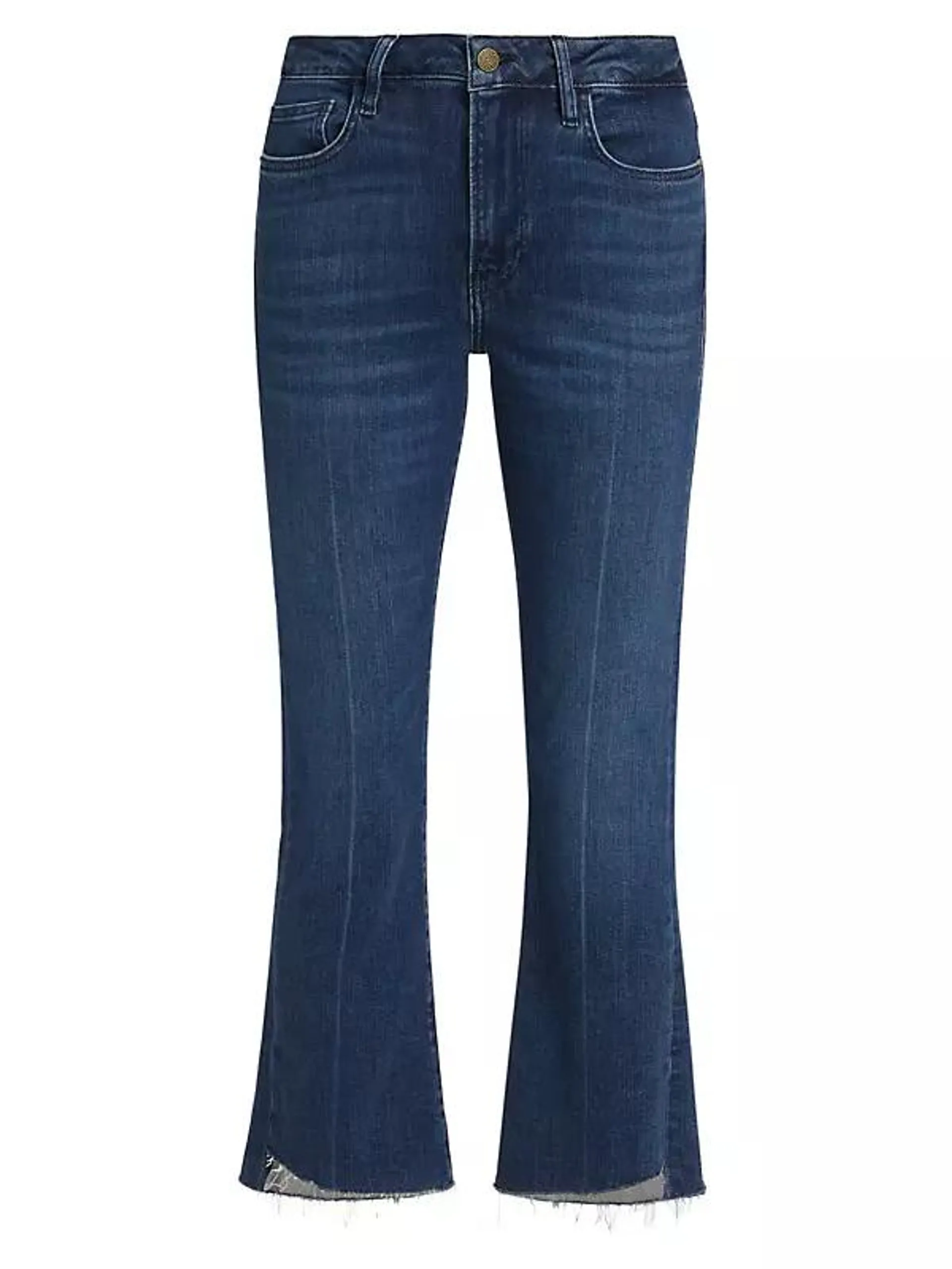 Le Crop Mini Boot-Cut Cascade Jeans