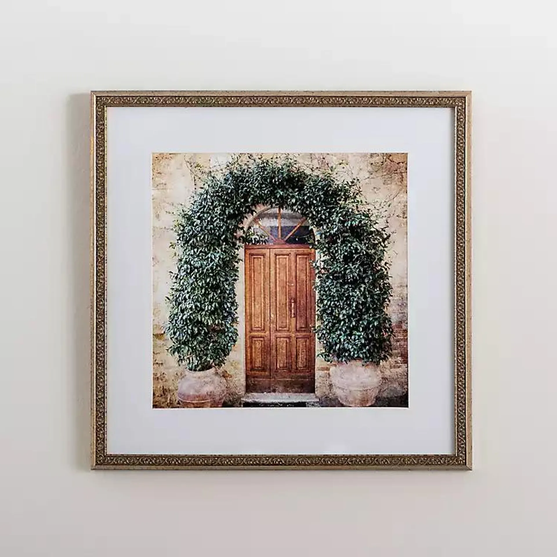 Ivy Door Framed Art Print