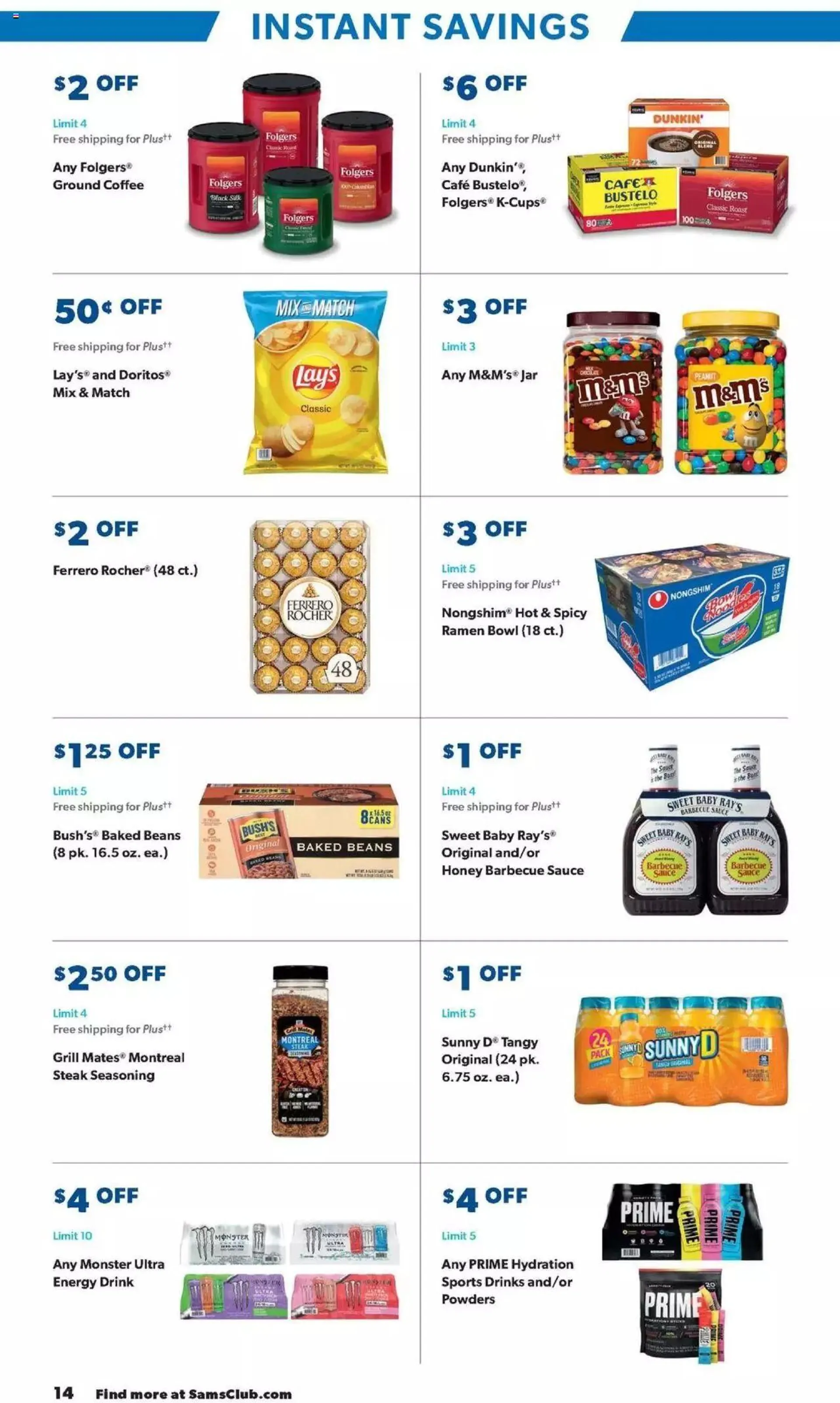 Weekly ad Sam's Club - Weekly Ad from April 19 to June 3 2024 - Page 14