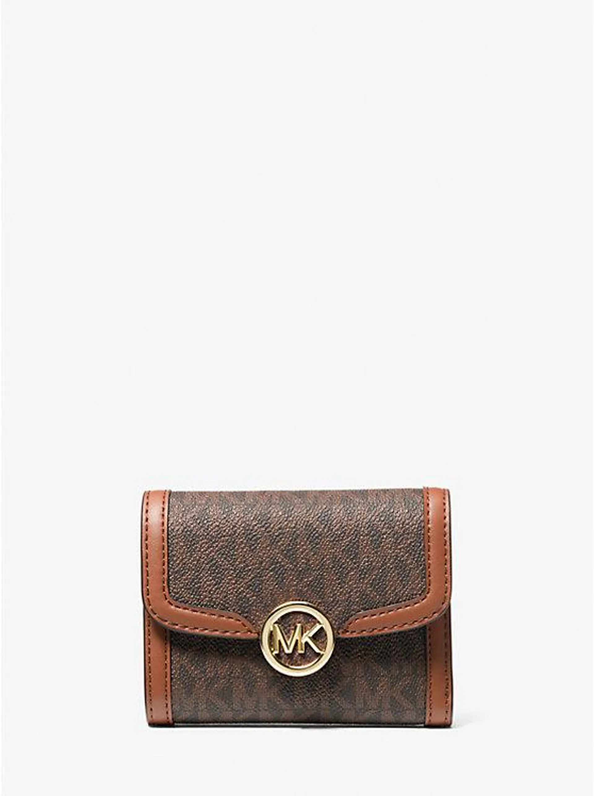 Leida Medium Signature Logo Wallet