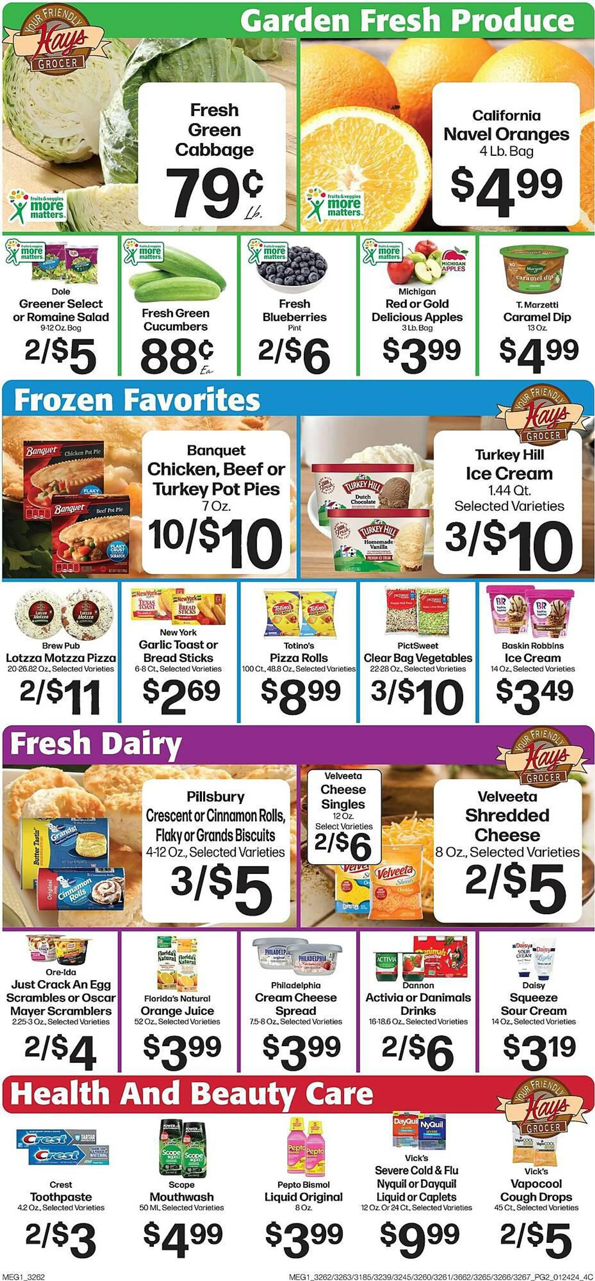 Weekly ad Hays Supermarket Weekly Ad from January 24 to January 30 2024 - Page 2