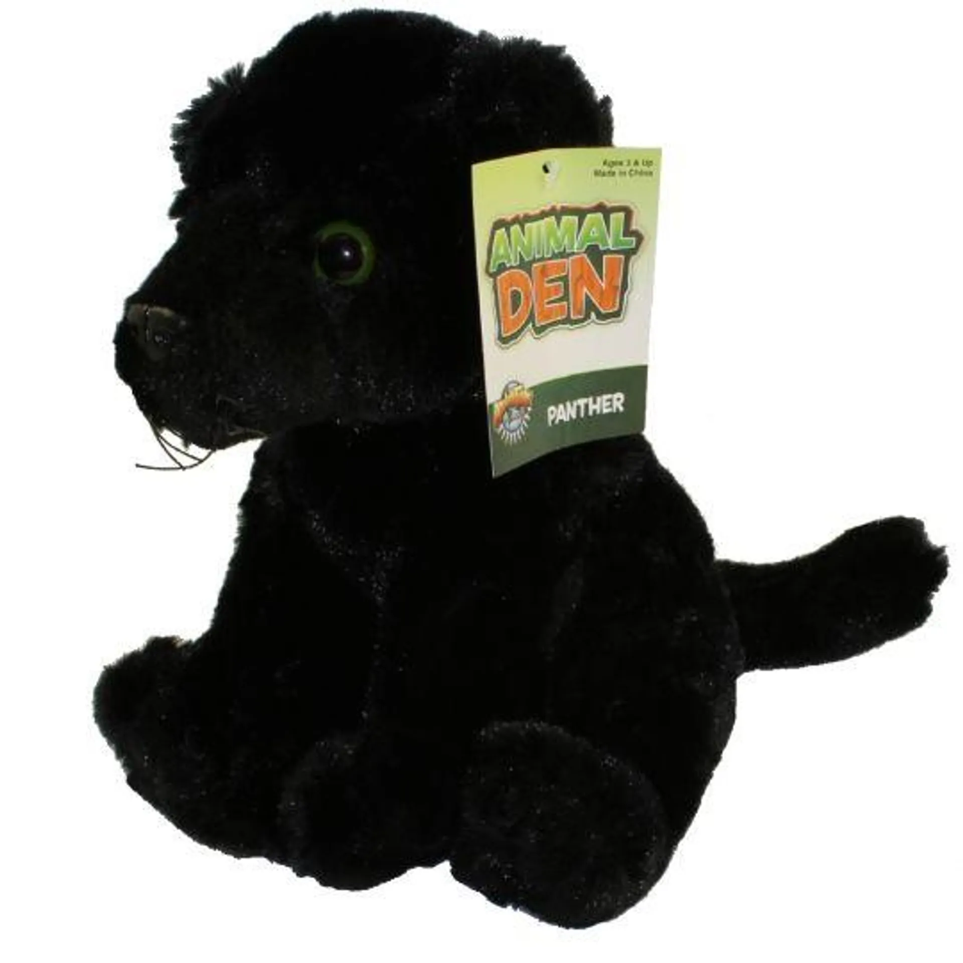 Adventure Planet Plush Animal Den - PANTHER (8 inch)