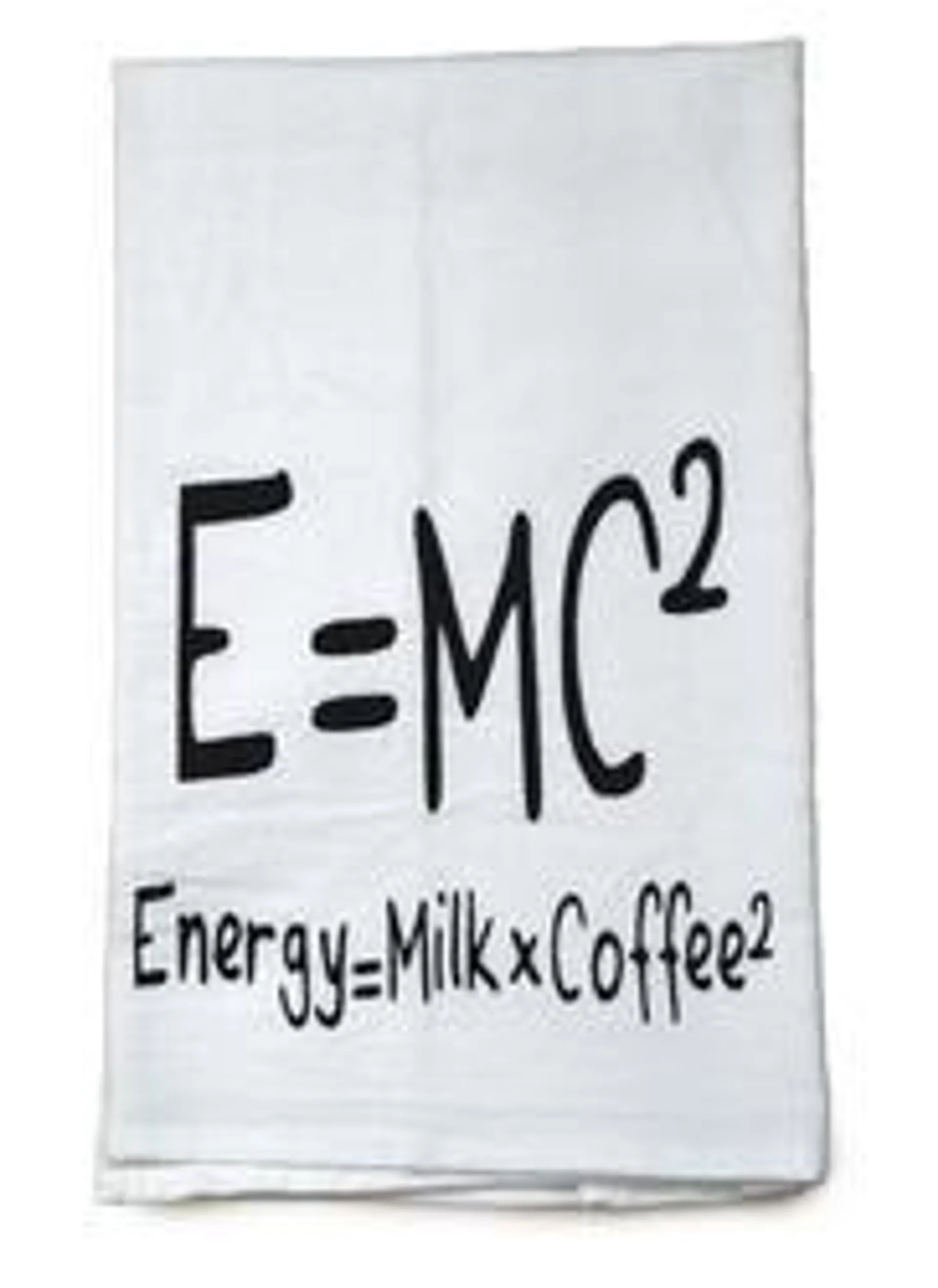 Cotton Creations Tea Towel - e=MC2