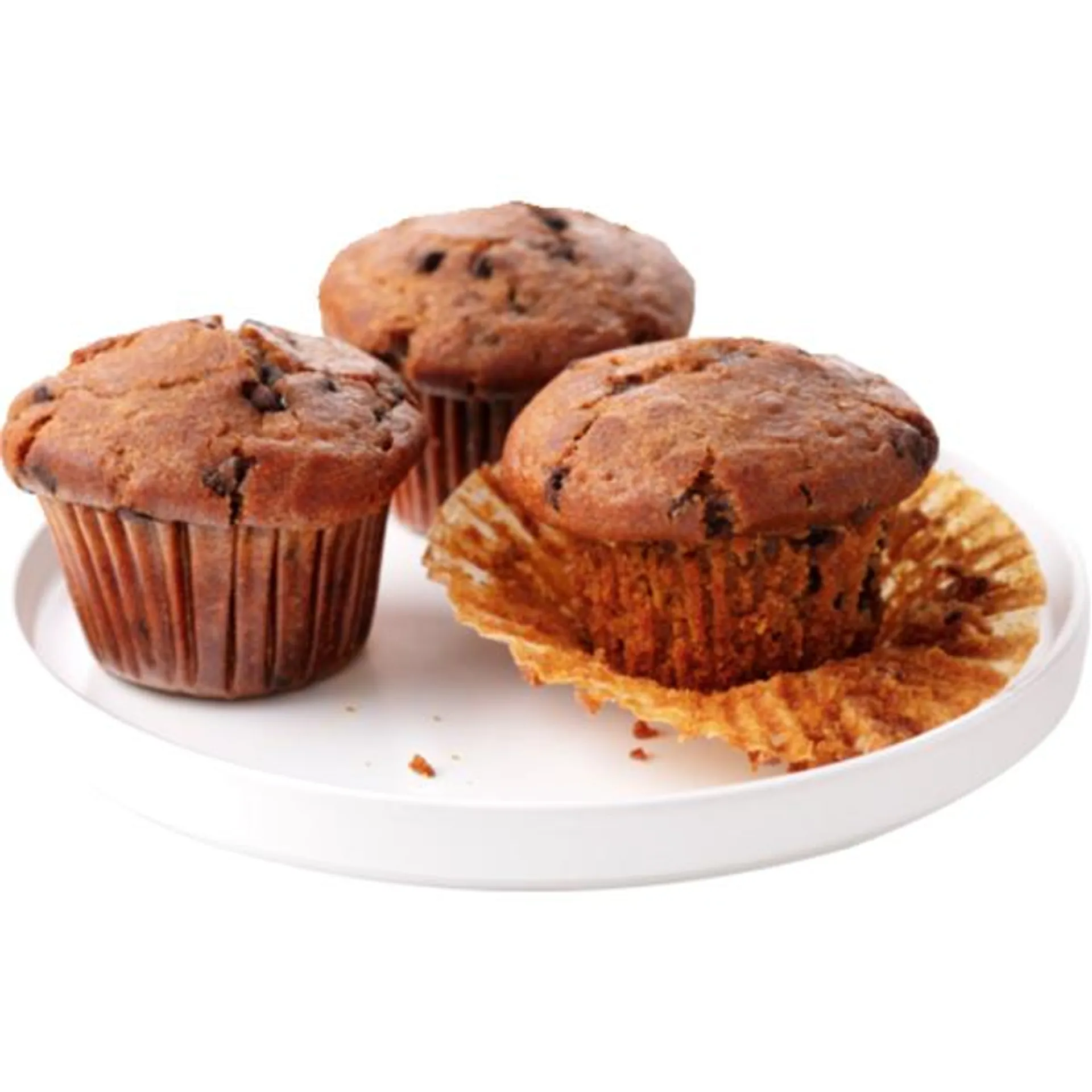 Vegan Pumpkin Chocolate Chip Muffins 4 Pack