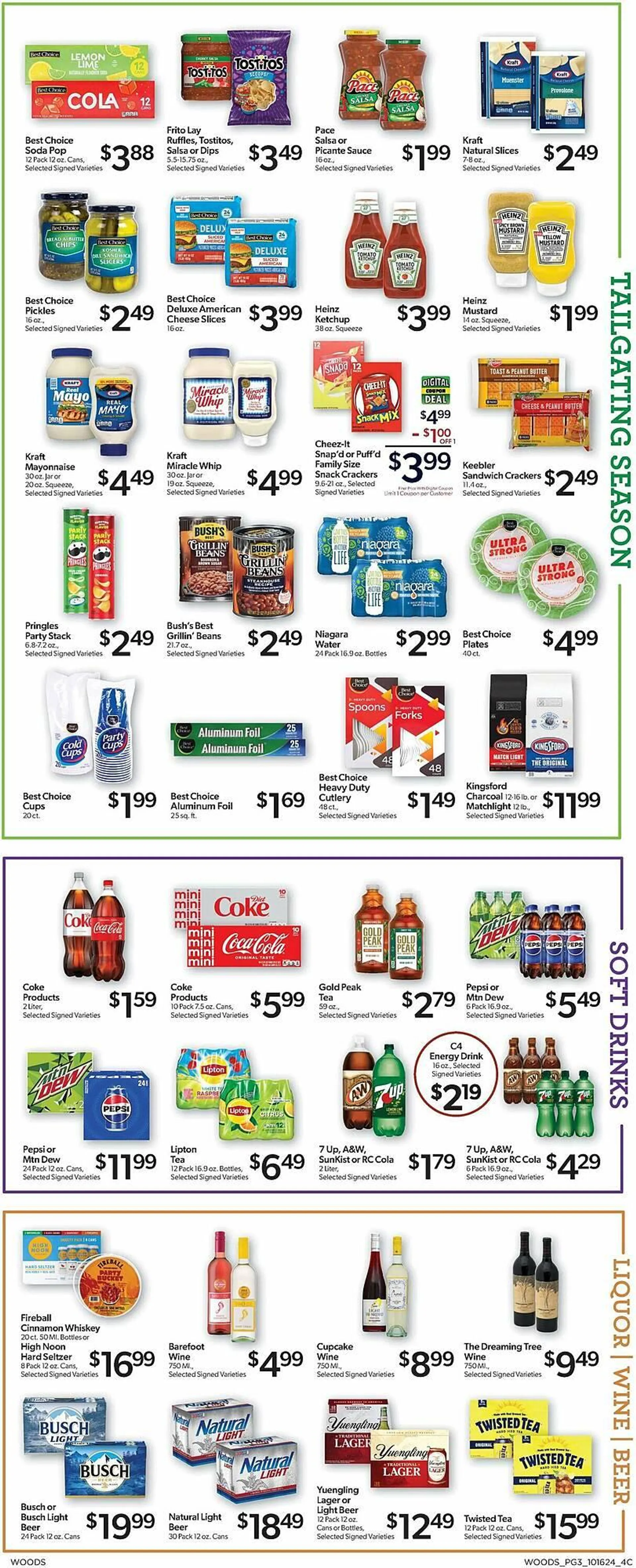 Weekly ad Woods Supermarket Weekly Ad from October 16 to October 22 2024 - Page 3