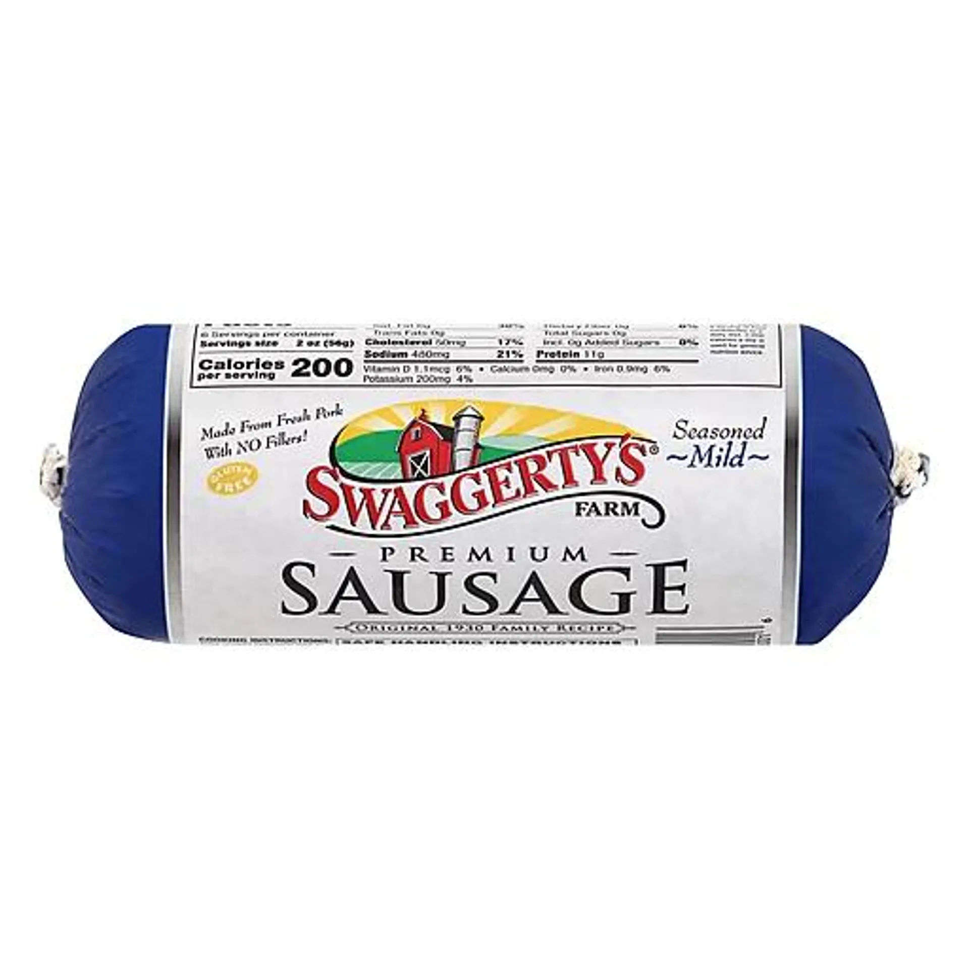 Swaggerty's Farm Mild Seasoned Premium Sausage 16 Oz