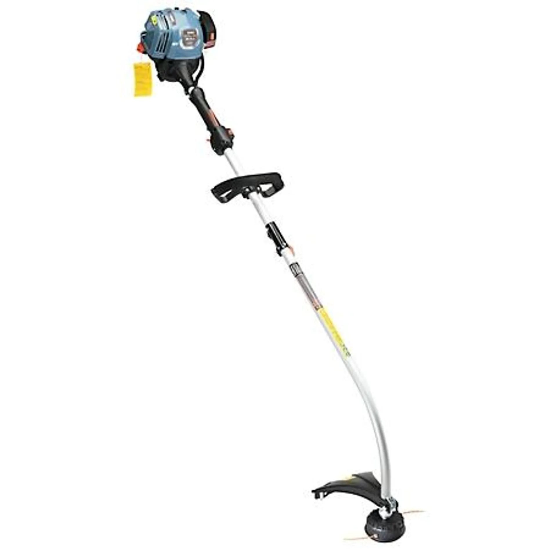 Senix 17 in. 26.5cc Gas 4-Cycle String Trimmer, Curved Shaft, Front D-Handle, Dual .095 Line and Bump Feed