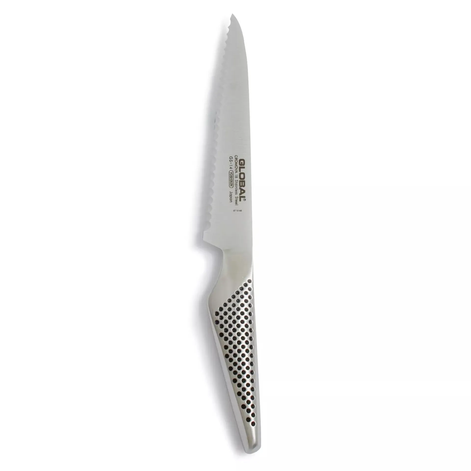 Global Serrated Utility Knife, 6"