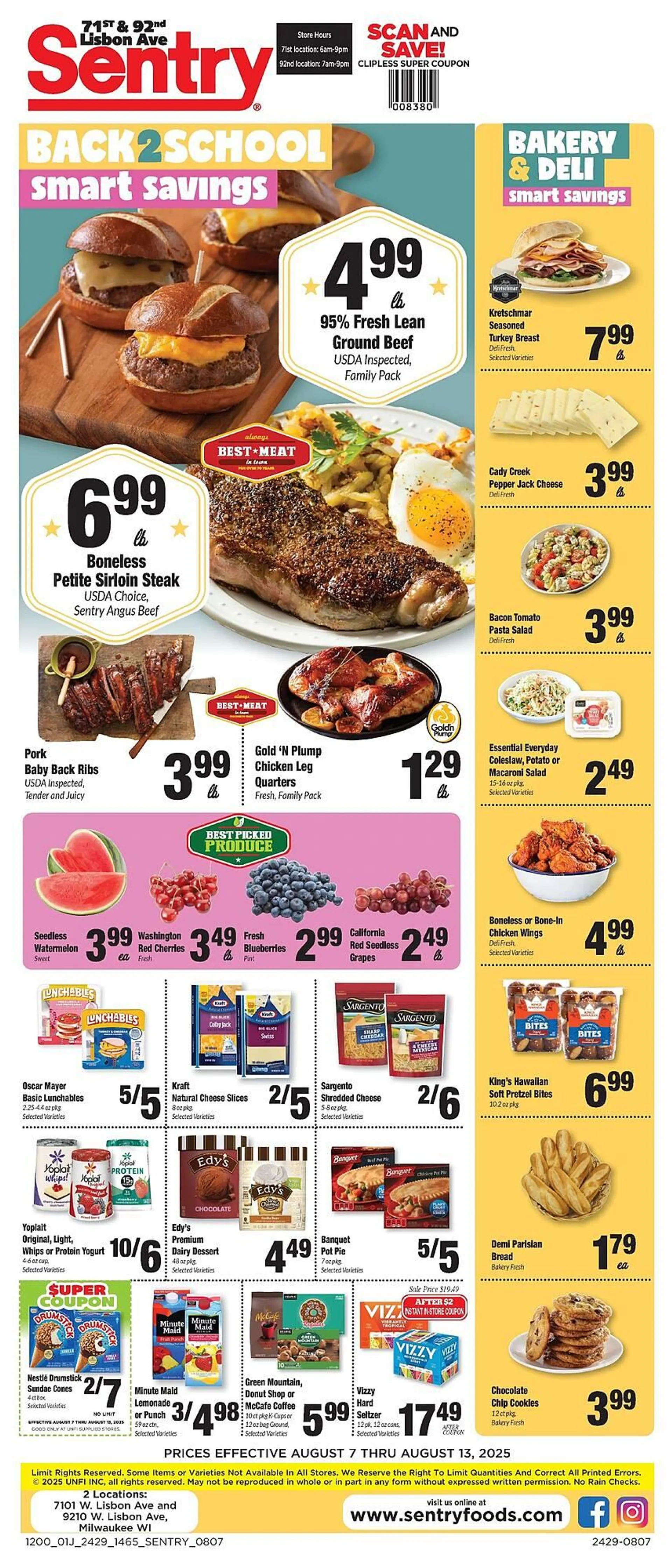 Weekly ad Sentry Weekly Ad from August 7 to August 13 2025 - Page 1