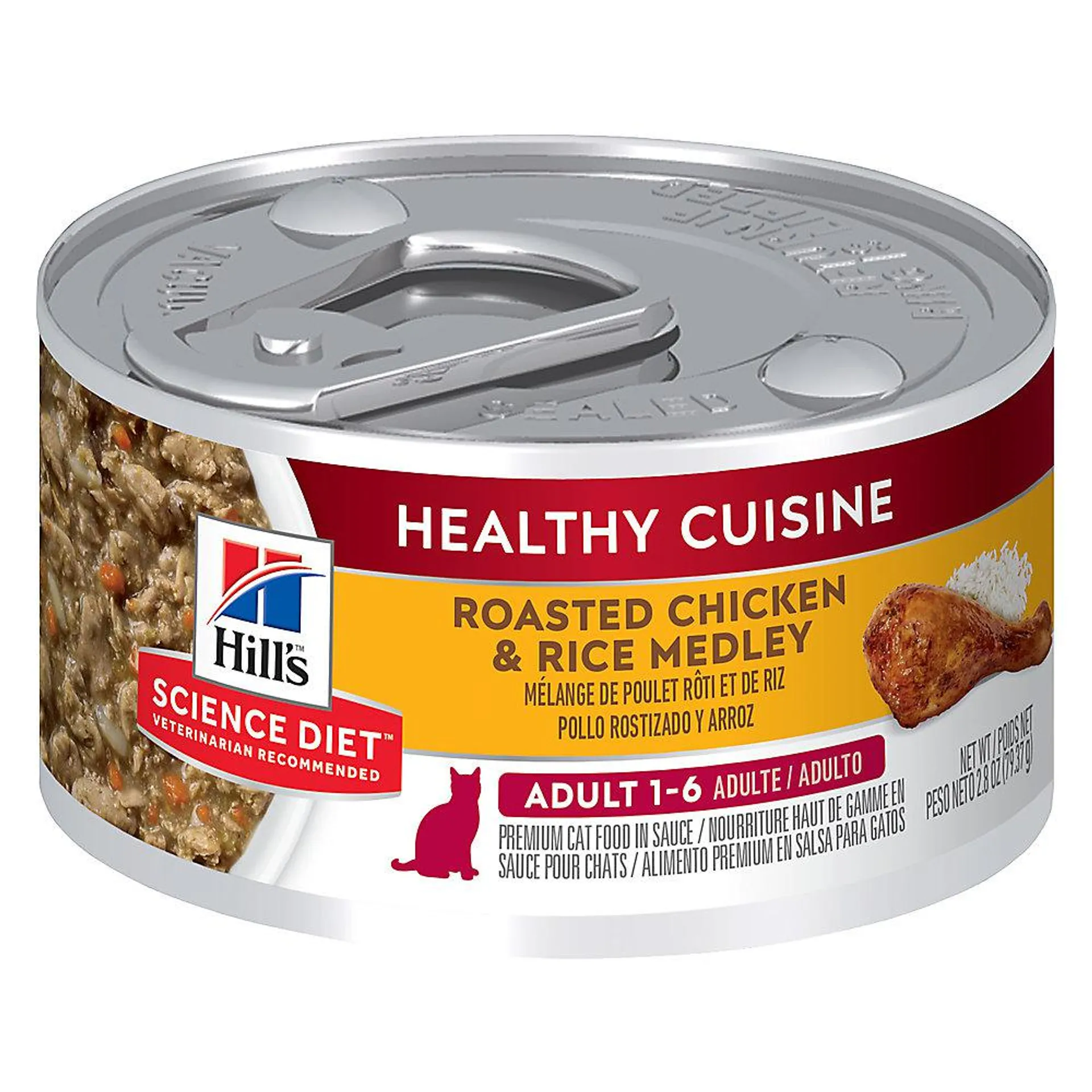 Hill's® Science Diet® Healthy Cuisine Adult Wet Cat Food - Chunks & Gravy, 2.8 oz