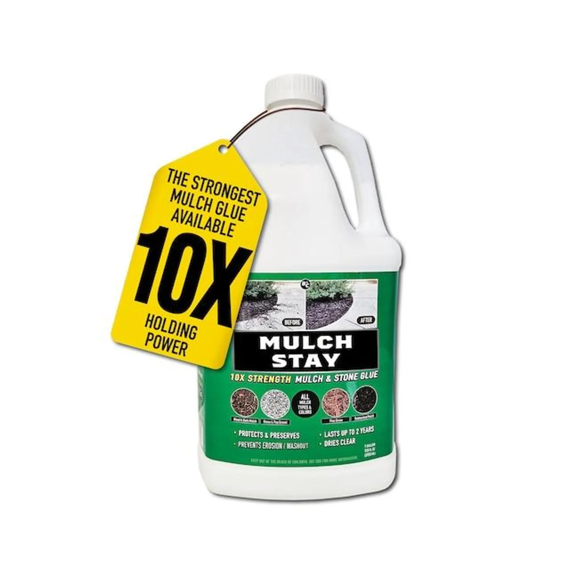 Mulch Stay Mulch Stay Mulch and Landscaping Glue 1-Gallon Clear