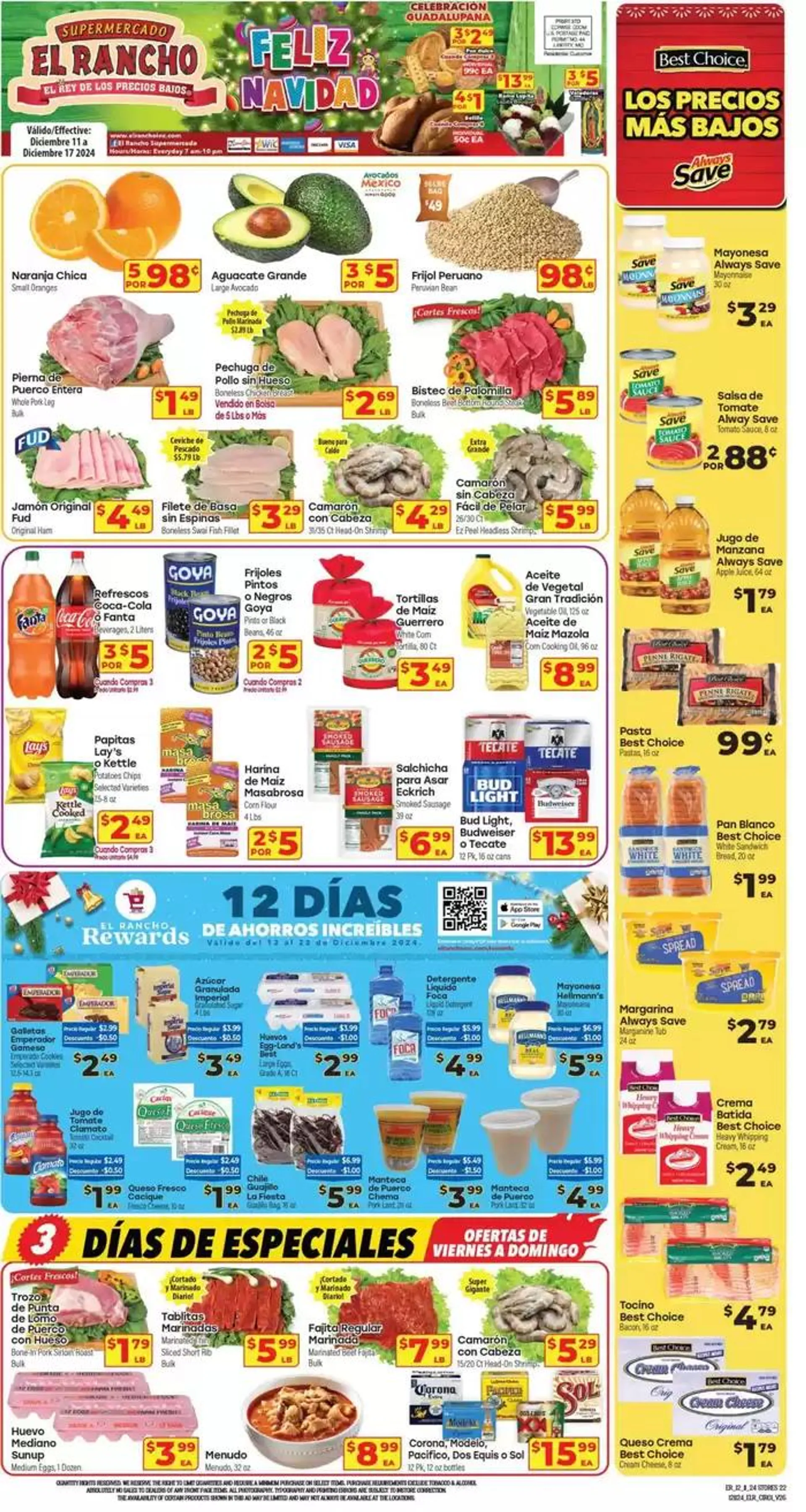 Supermercado El Rancho Weekly ad - 1