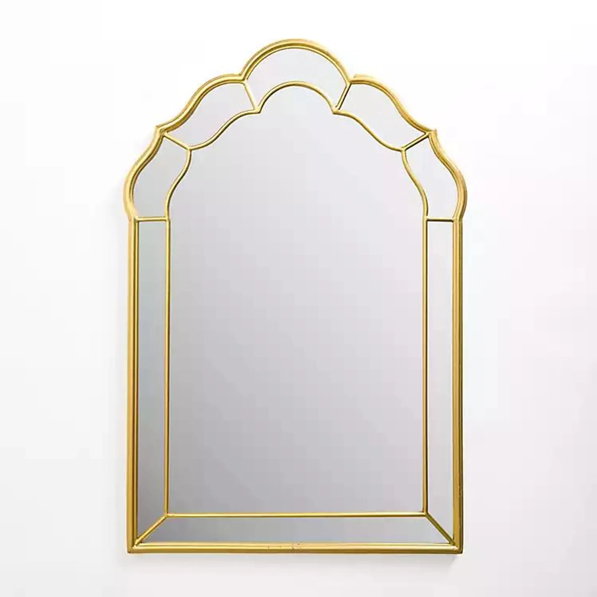 Gold Ornate Arch Colette Wall Mirror