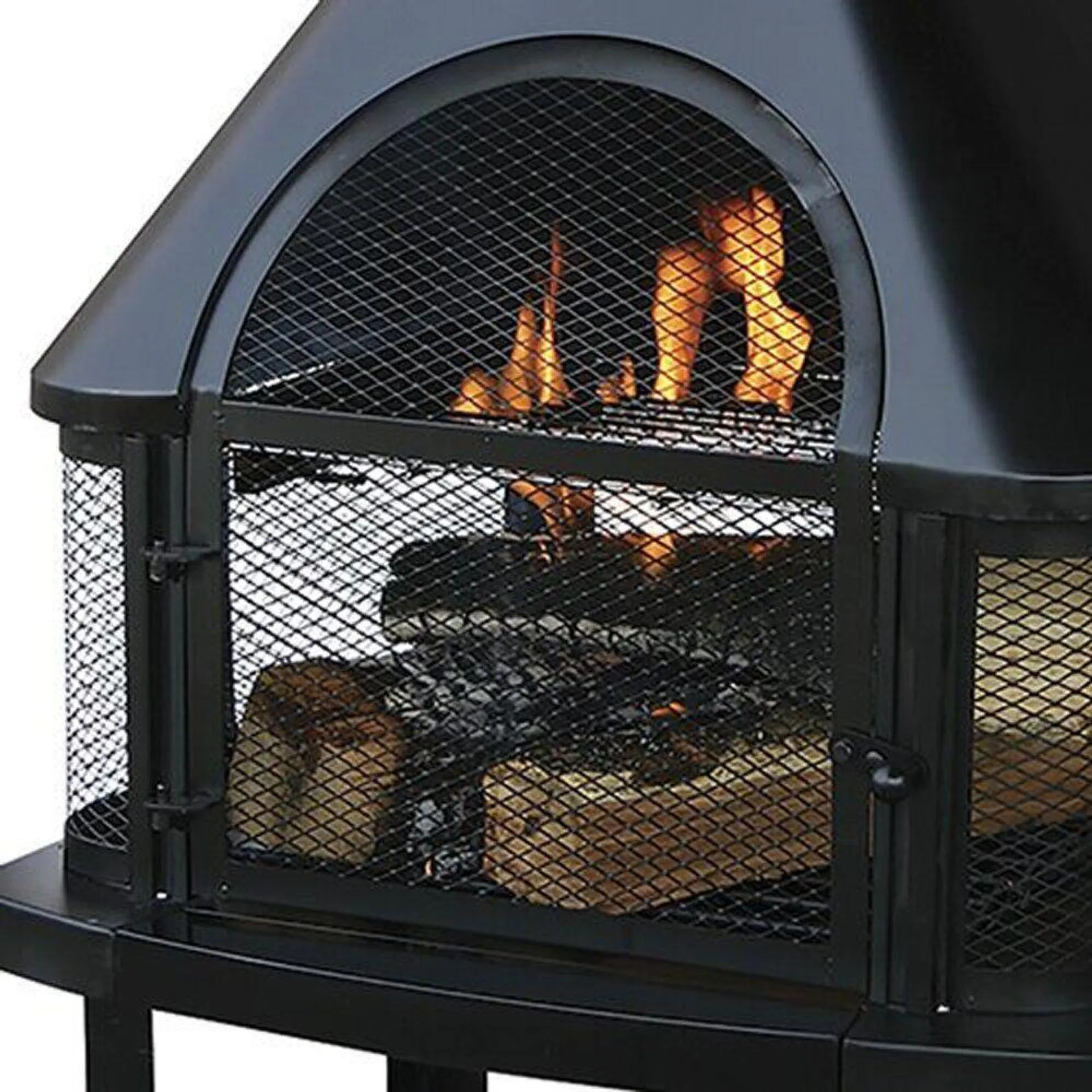 Endless Summer Wood Burning Outdoor Firehouse Fire Pit