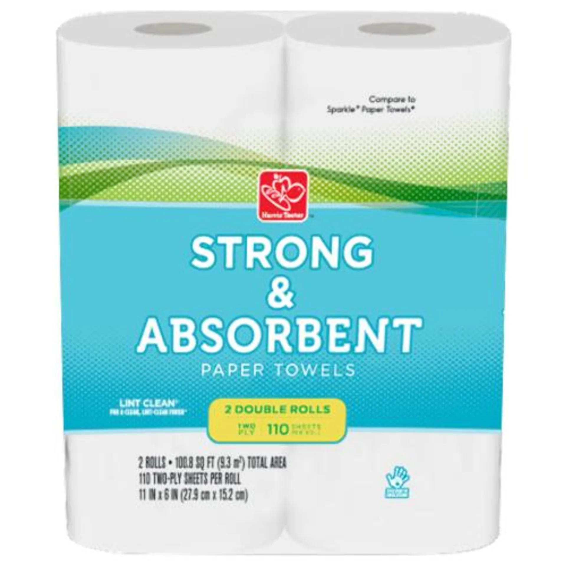 Harris Teeter™ Strong & Absorbent Paper Towels Double Rolls