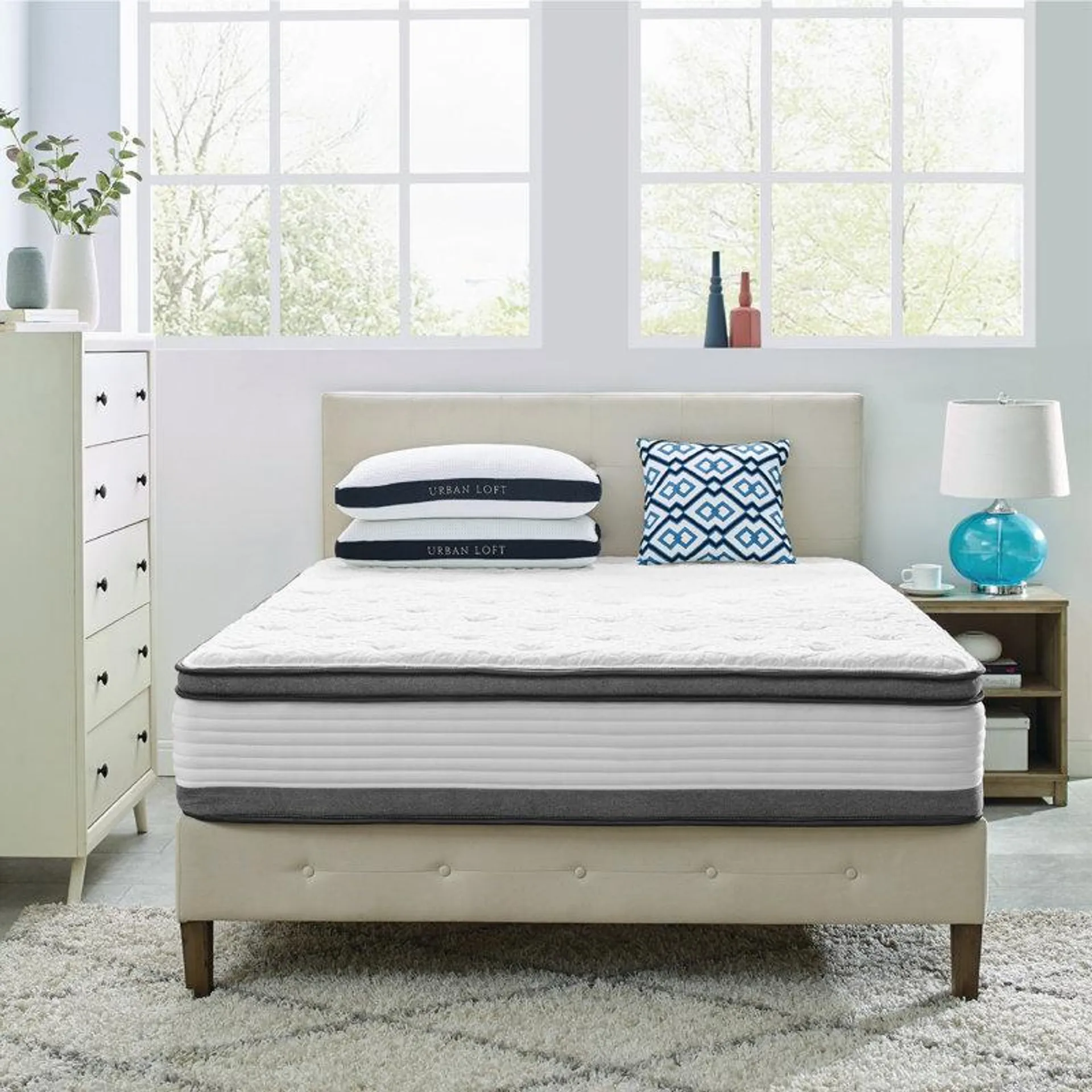 Wayfair Sleep 12" Plush Cooling Gel Hybrid Mattress