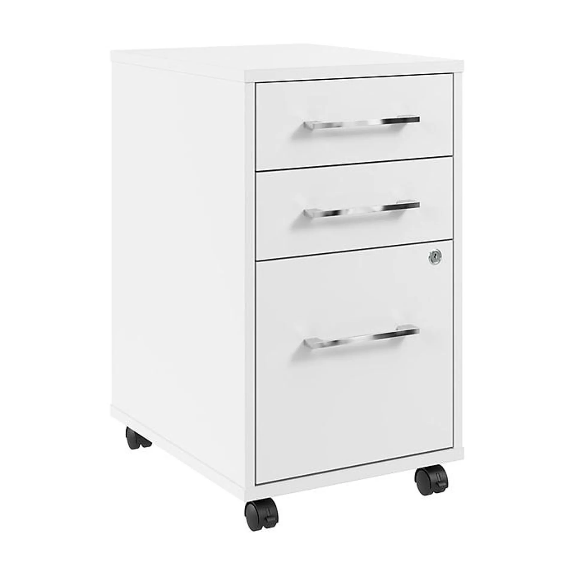 Bush Business Furniture Hustle 3 Drawer Mobile File Cabinet,