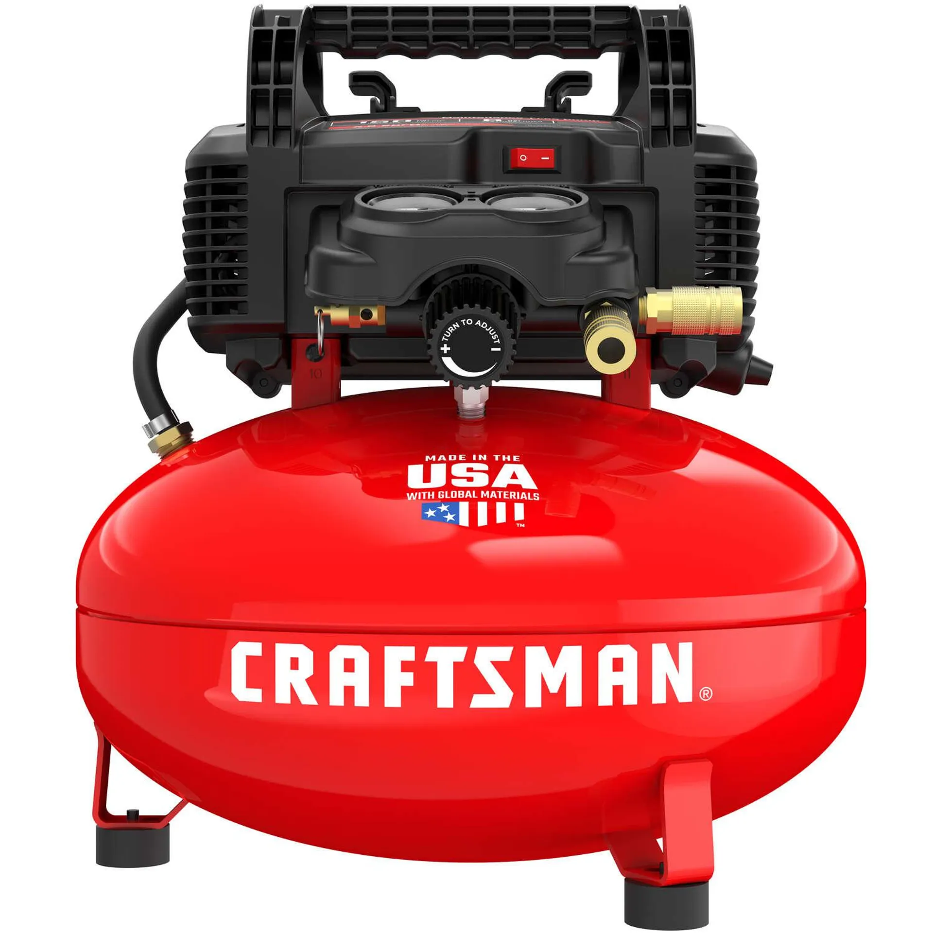 Craftsman 6 gal Pancake Portable Air Compressor 150 psi 0.8 HP