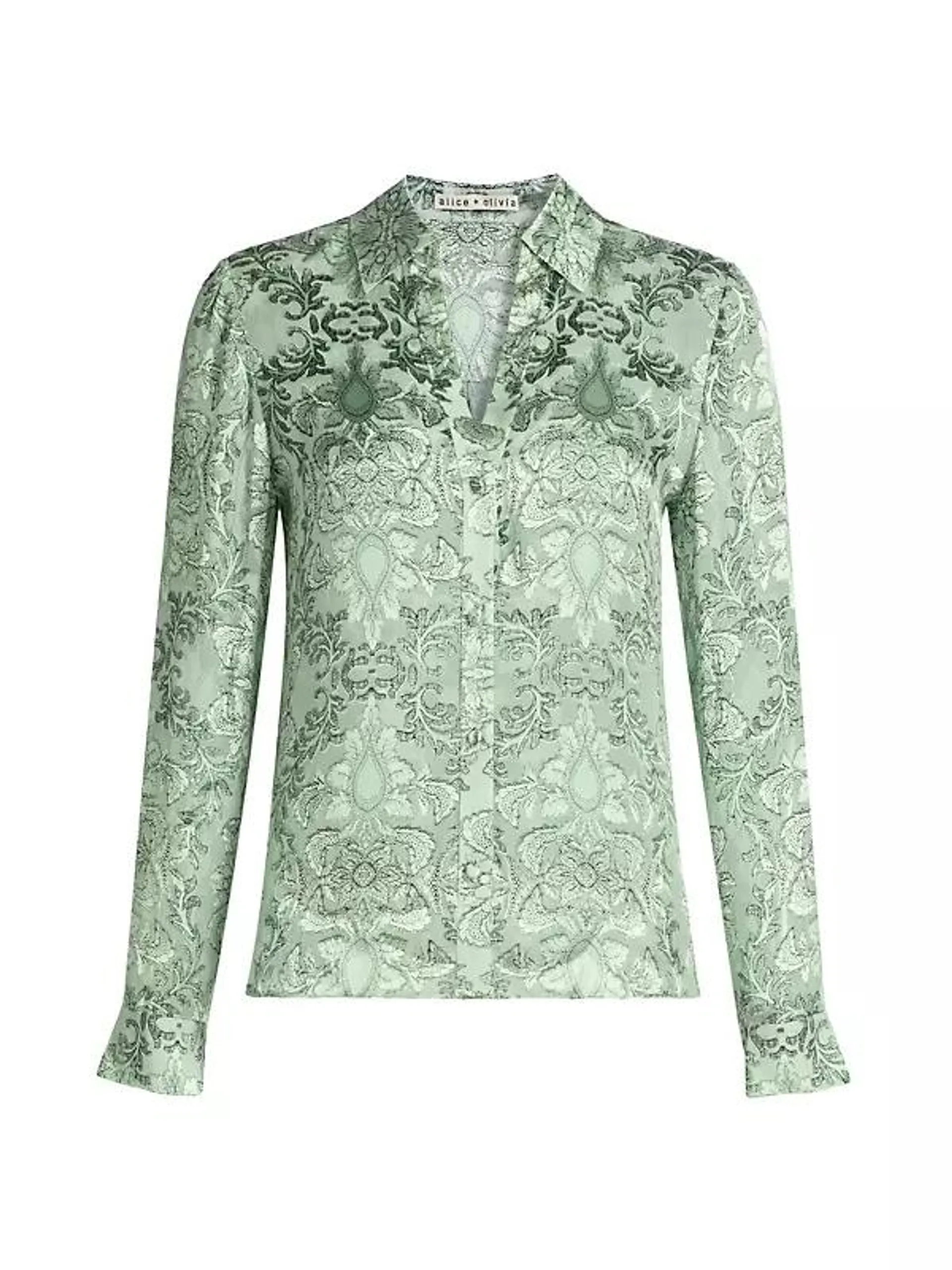 Eloise Silk-Blend Blouse