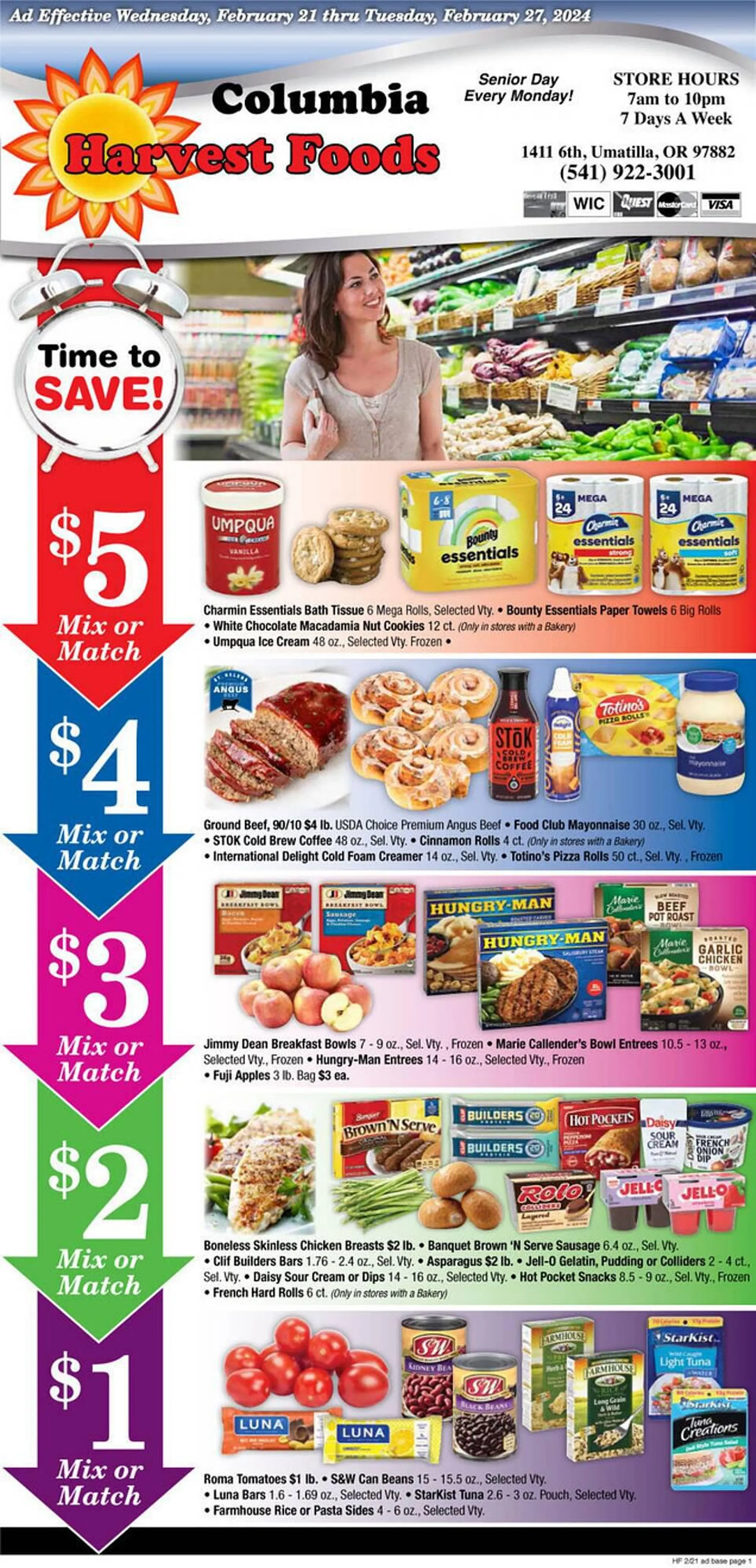 Weekly ad Harvest Foods ad from February 21 to February 27 2024 - Page 