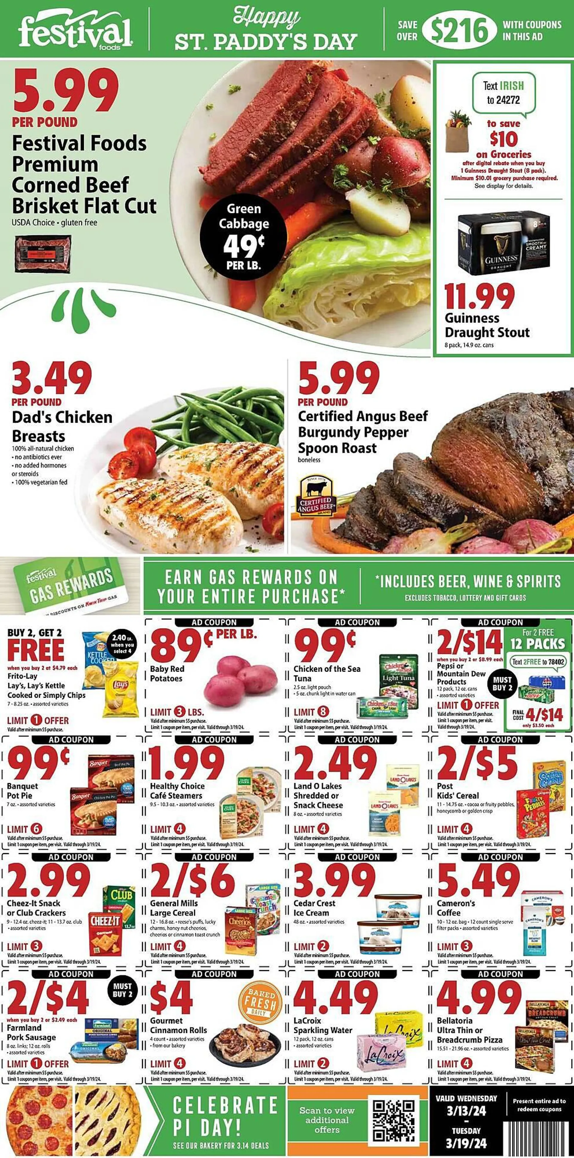 Weekly ad Festival Foods Weekly Ad from March 13 to March 19 2024 - Page 1